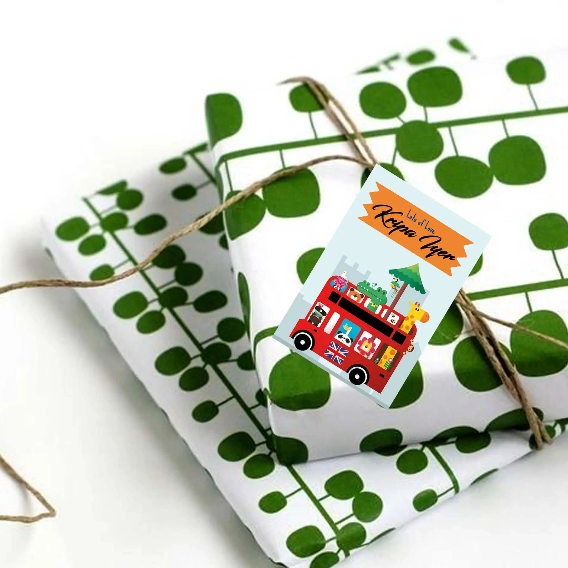 Gift tags / Gift Stickers - Big Red Adventure - Image 3