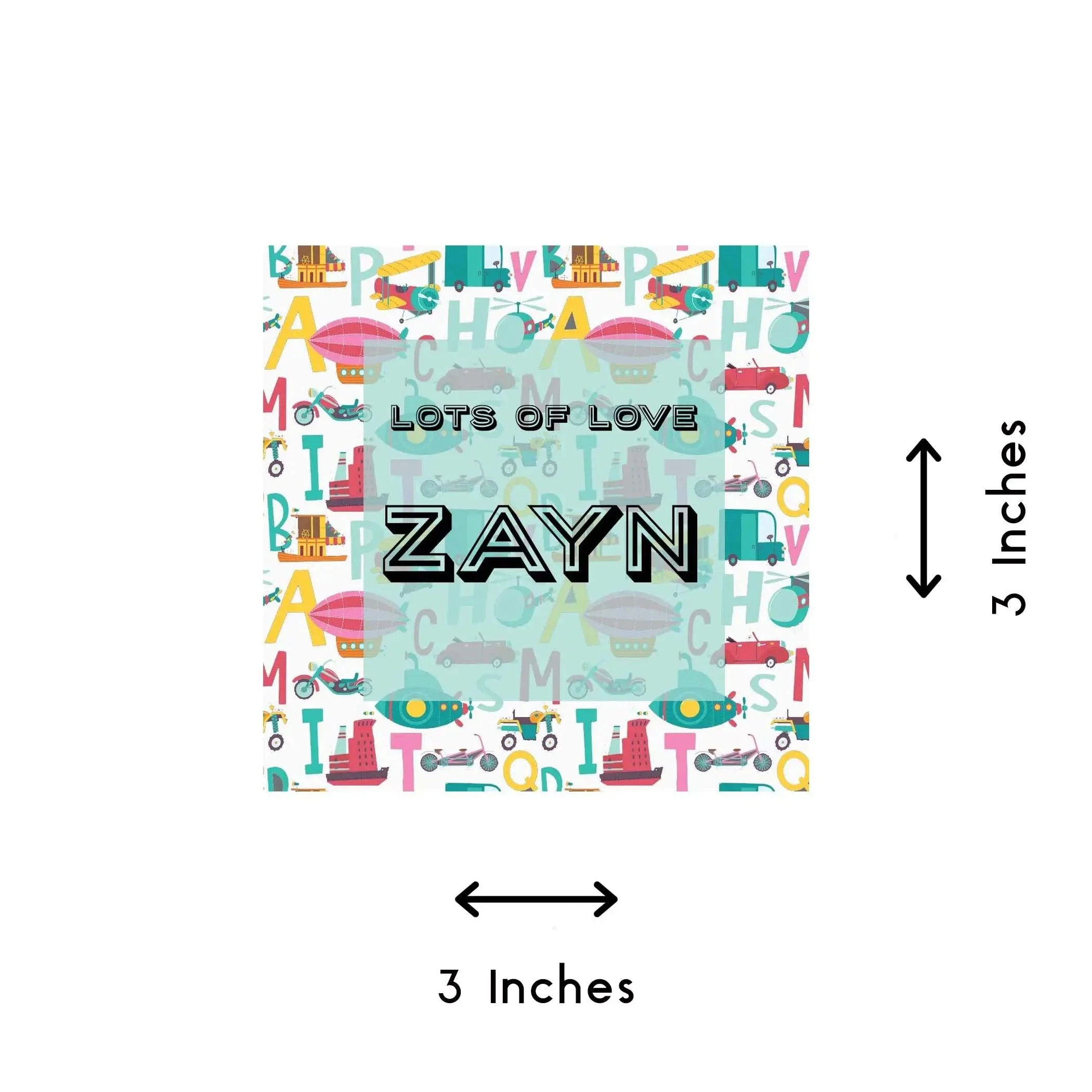 Gift tags / Gift Stickers - A to Z theme