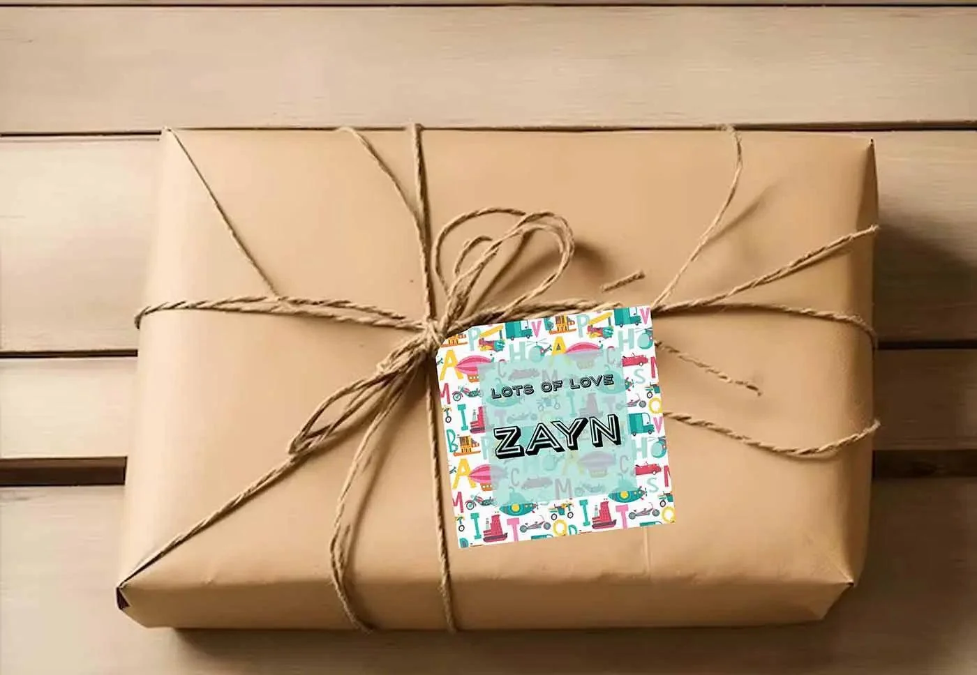 Gift tags / Gift Stickers - A to Z theme - Image 3