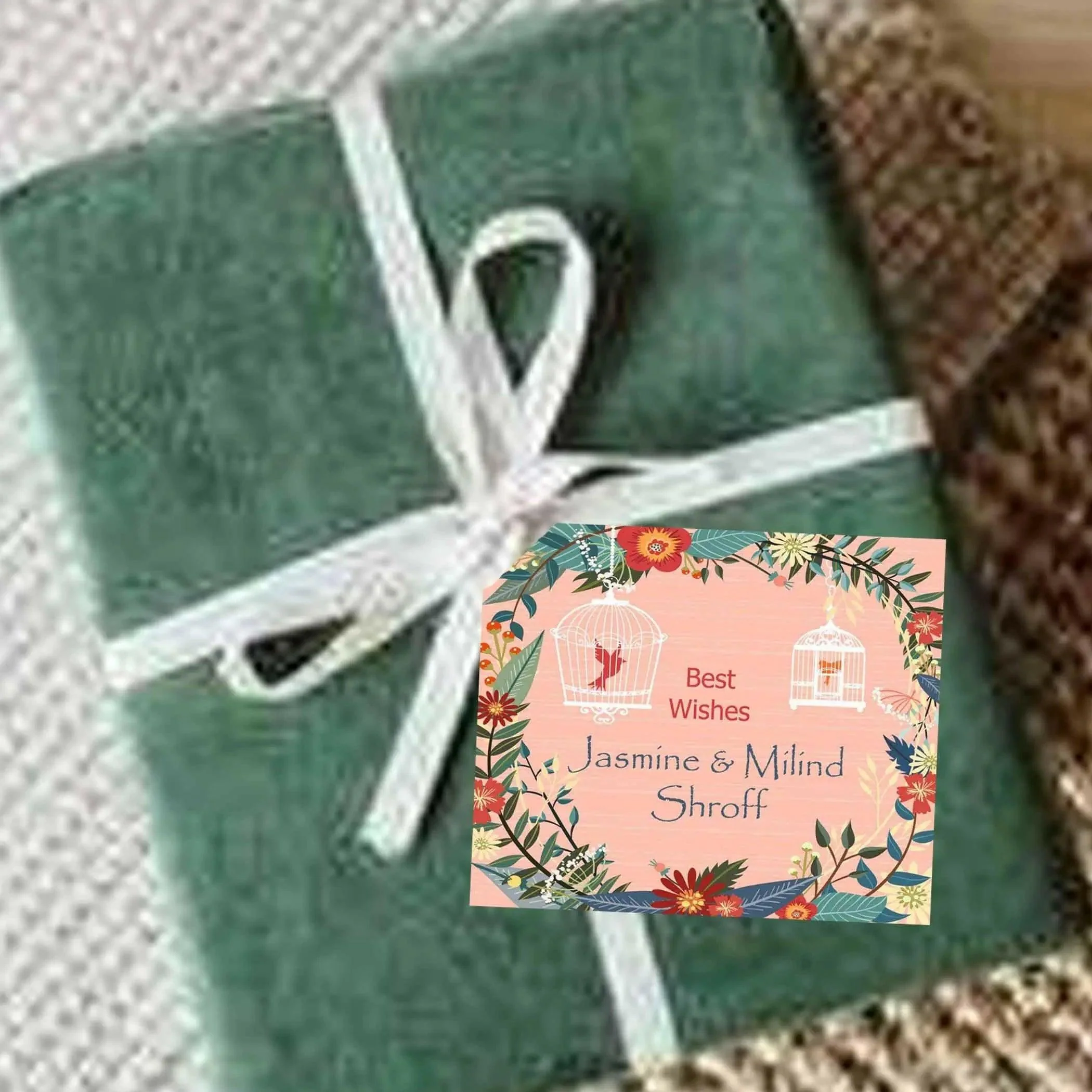 Gift tags / Gift Stickers - Bird Cage theme - Image 3