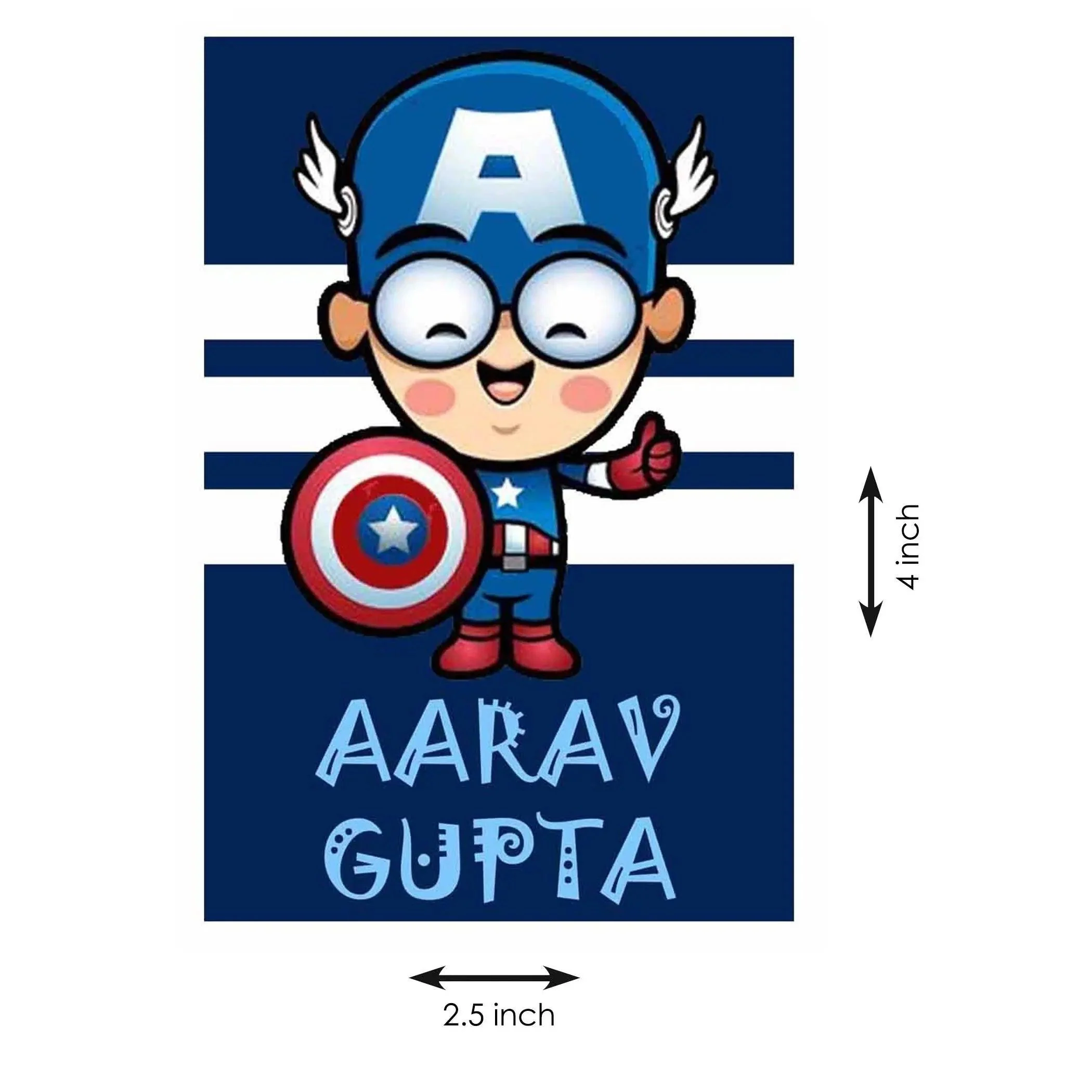 Gift tags / Gift Stickers - Captain America