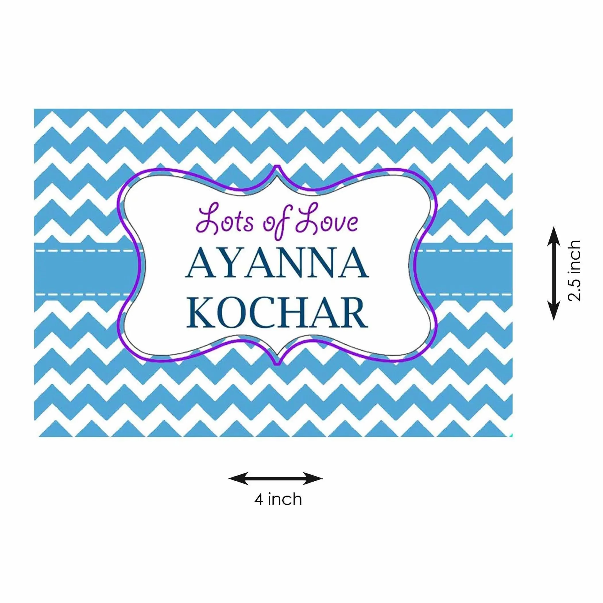 Gift tags / Gift Stickers - Chevron