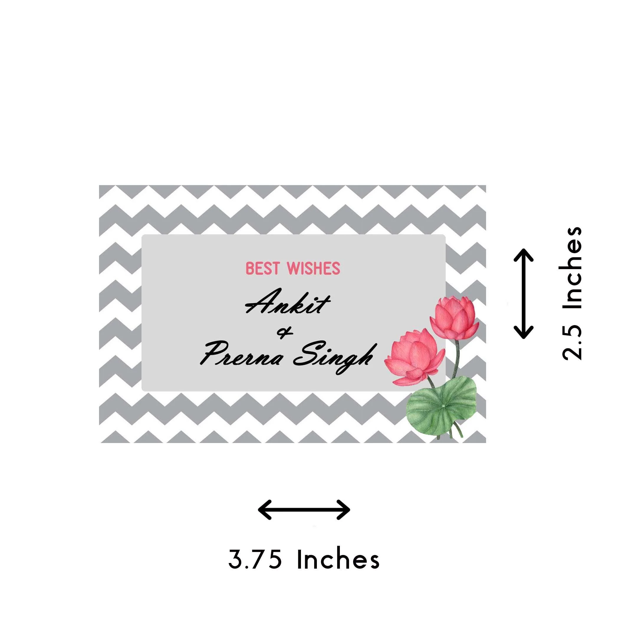 Gift tags / Gift Stickers - Chevron Silver
