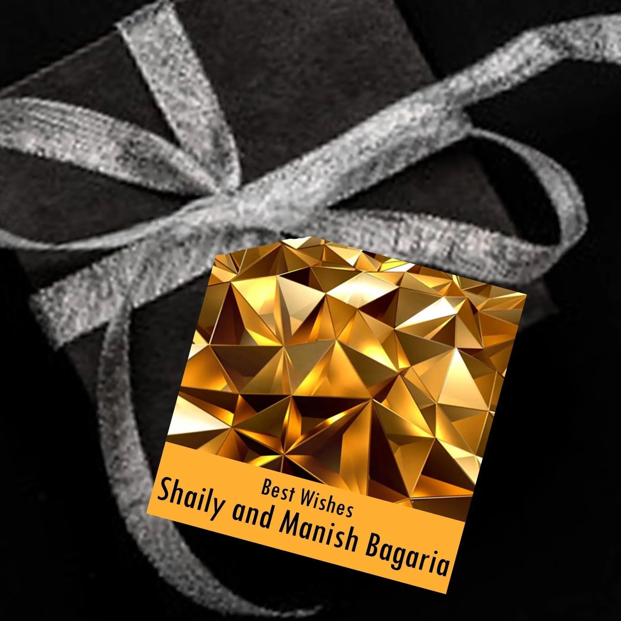 Gift tags / Gift Stickers -  Golden Prism - Image 3