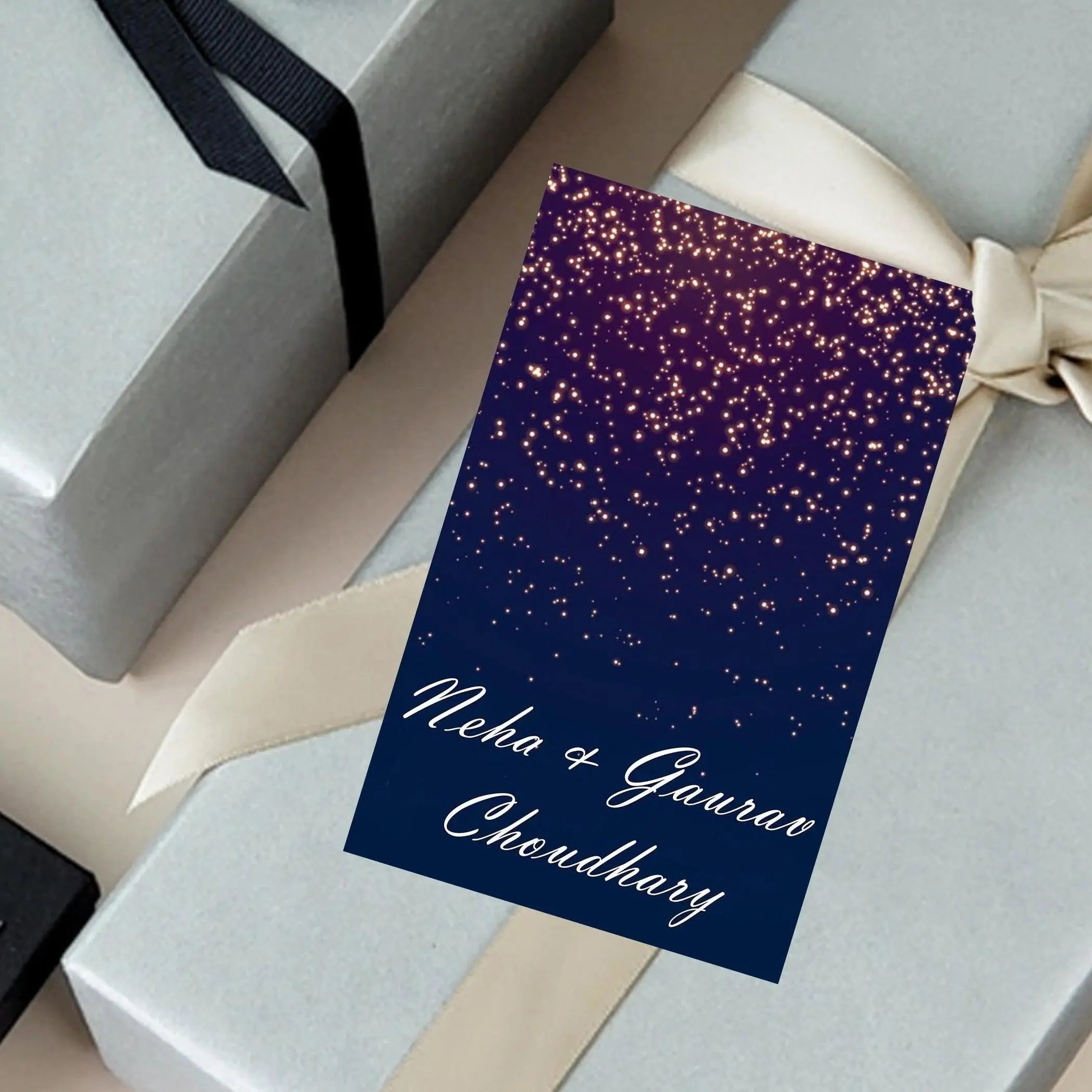 Gift tags / Gift Stickers - Indigo - Image 3