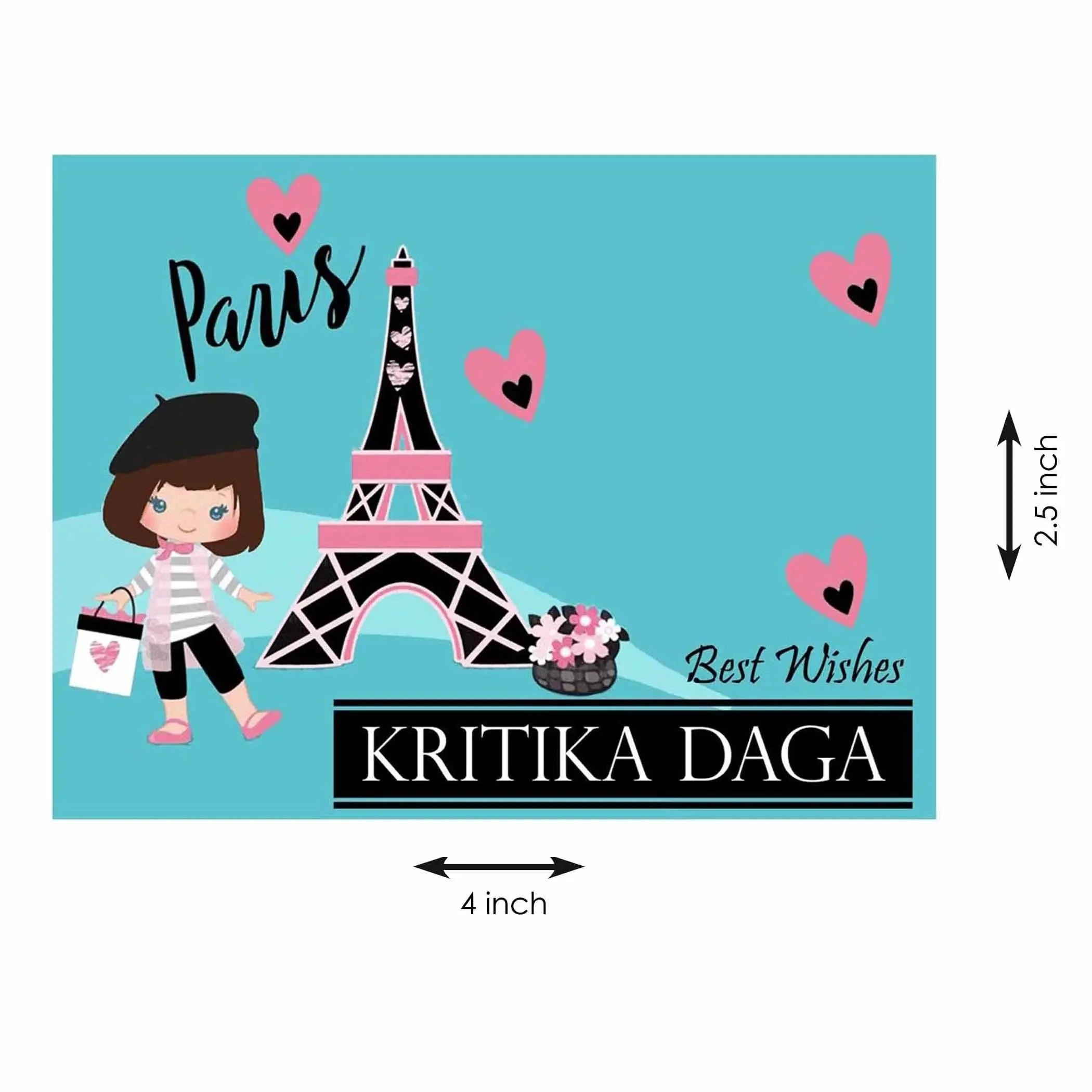 Gift tags / Gift Stickers - Paris Theme
