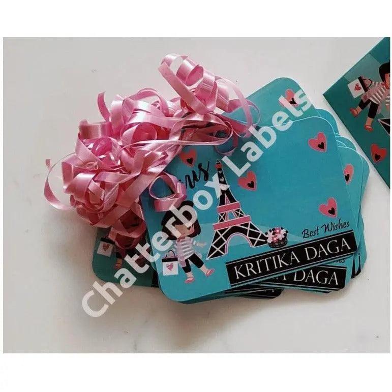 Gift tags / Gift Stickers - Paris Theme - Image 3