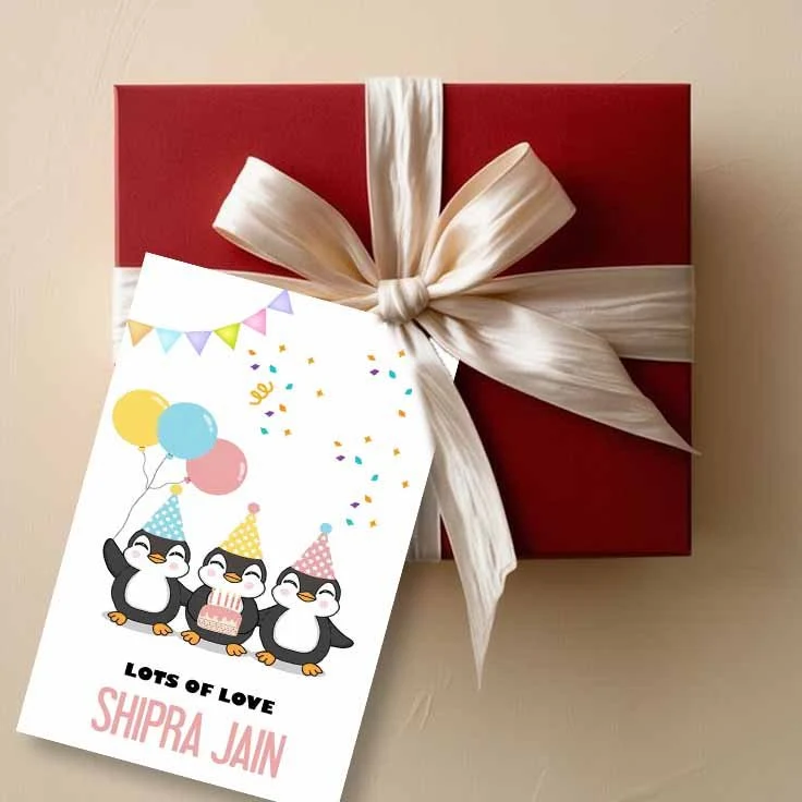 Gift tags / Gift Stickers - Penguin Theme - Image 3