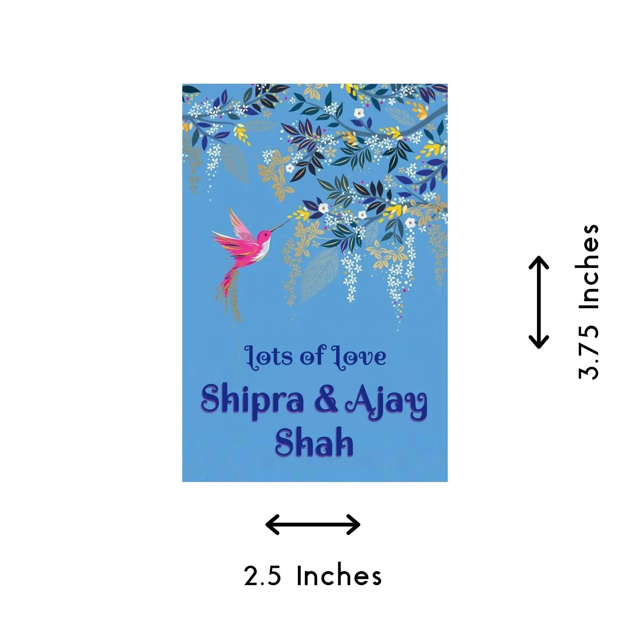 Gift tags / Gift Stickers - Petals in Flight