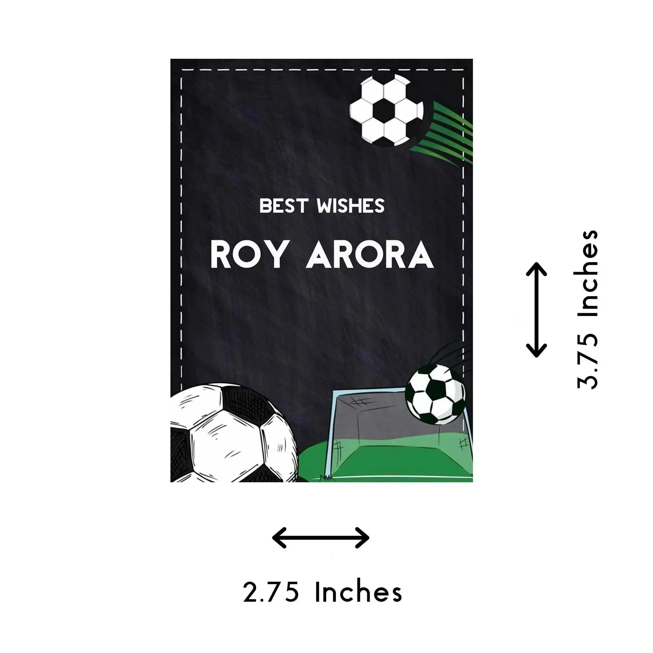 Gift tags / Gift Stickers - Football Play Field theme