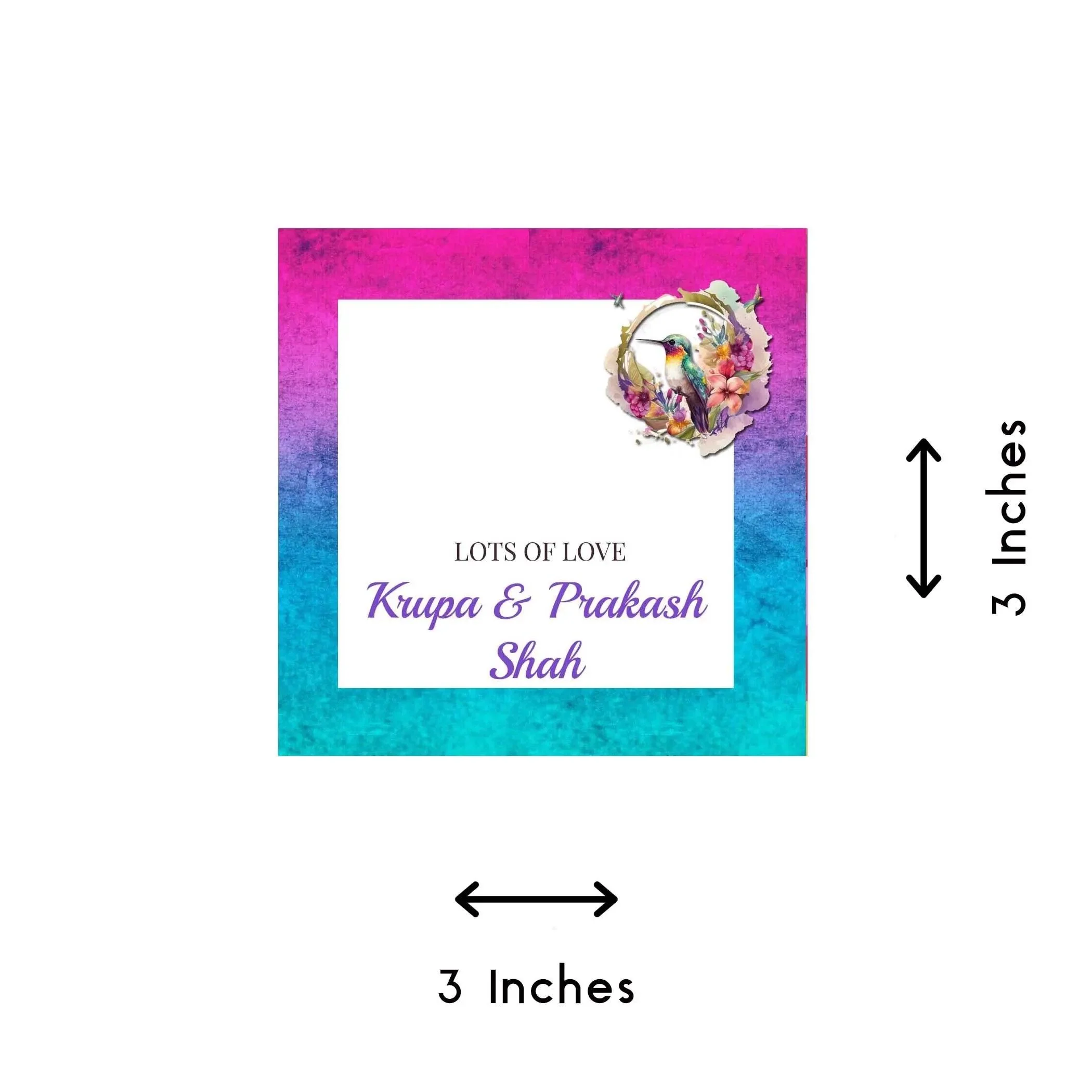Gift tags / Gift Stickers - Rose Sky