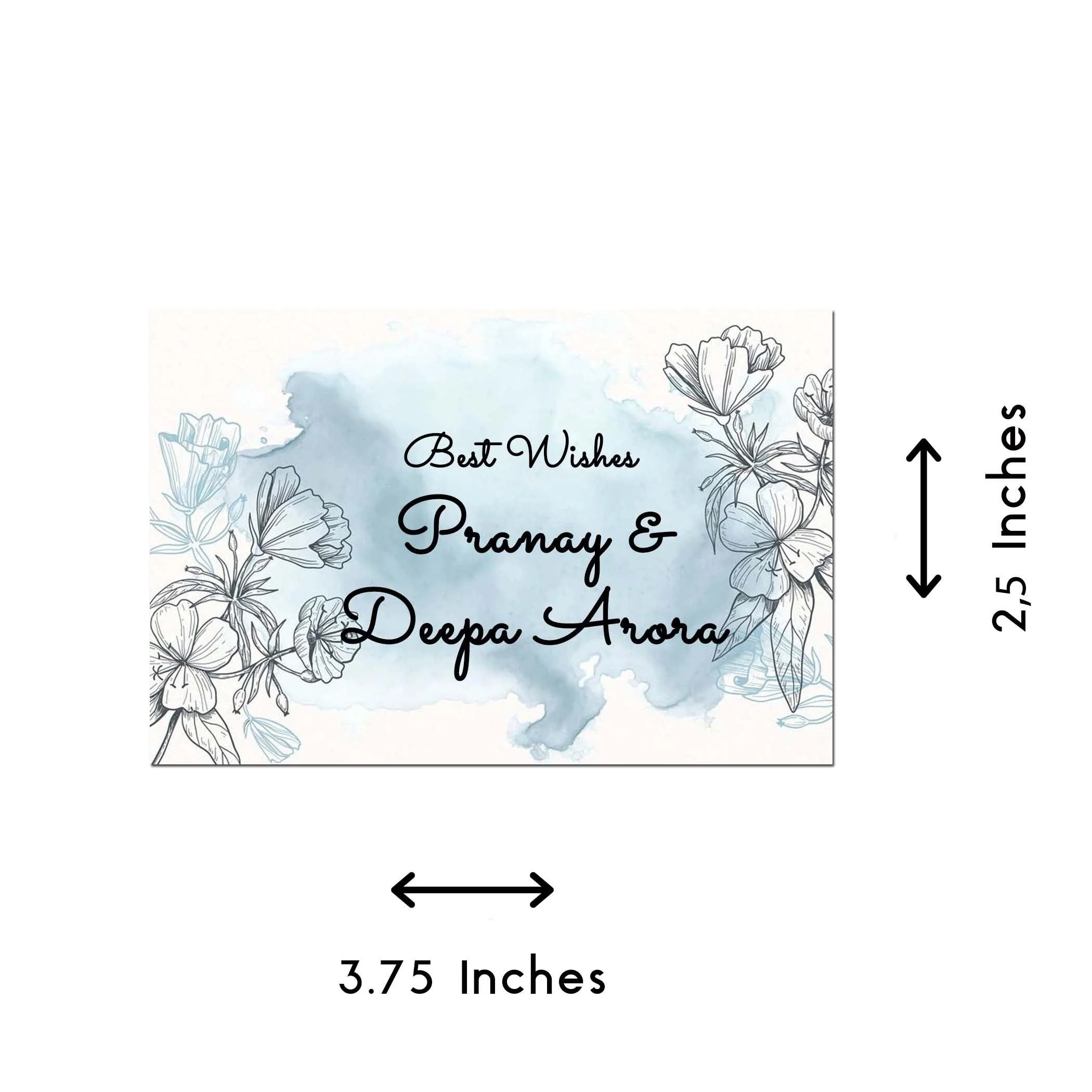 Gift tags / Gift Stickers - Serene Petals