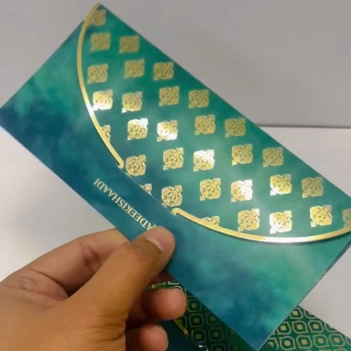 Luxe Gold Foil Money Envelopes - Emerald Royale - Image 4