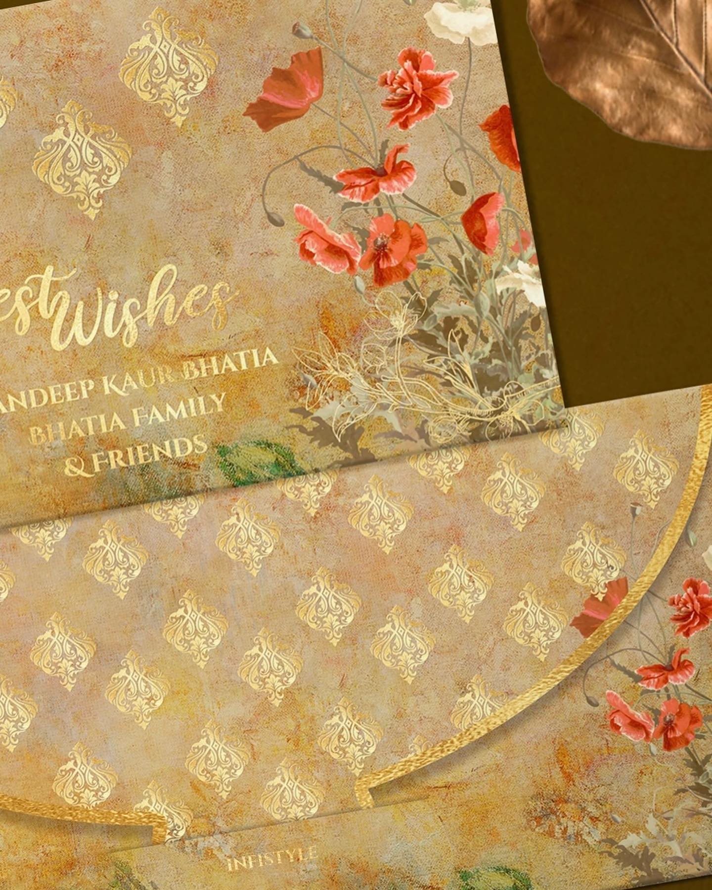 Luxe Gold Foil Money Envelopes - Golden Bloom - Image 5