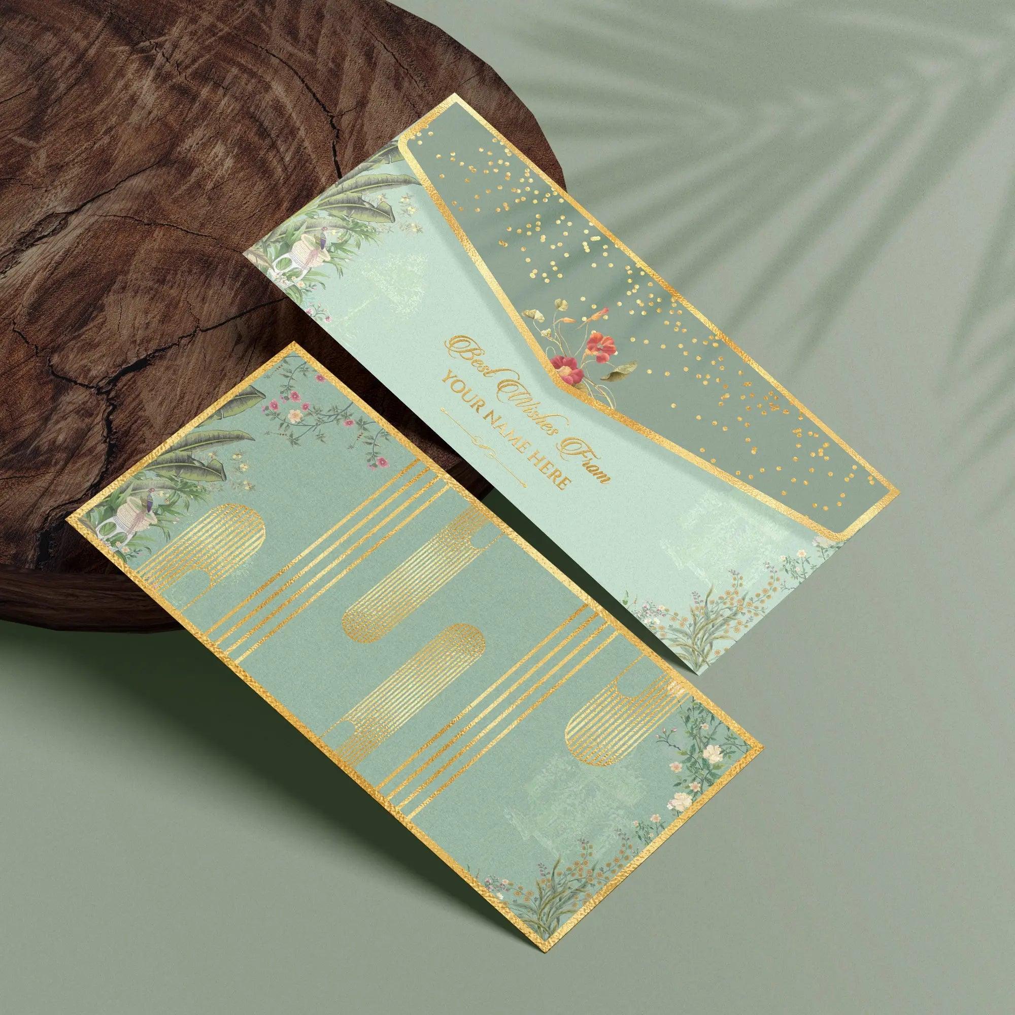 Luxe Gold Foil Money Envelopes -Golden Crest - Image 3