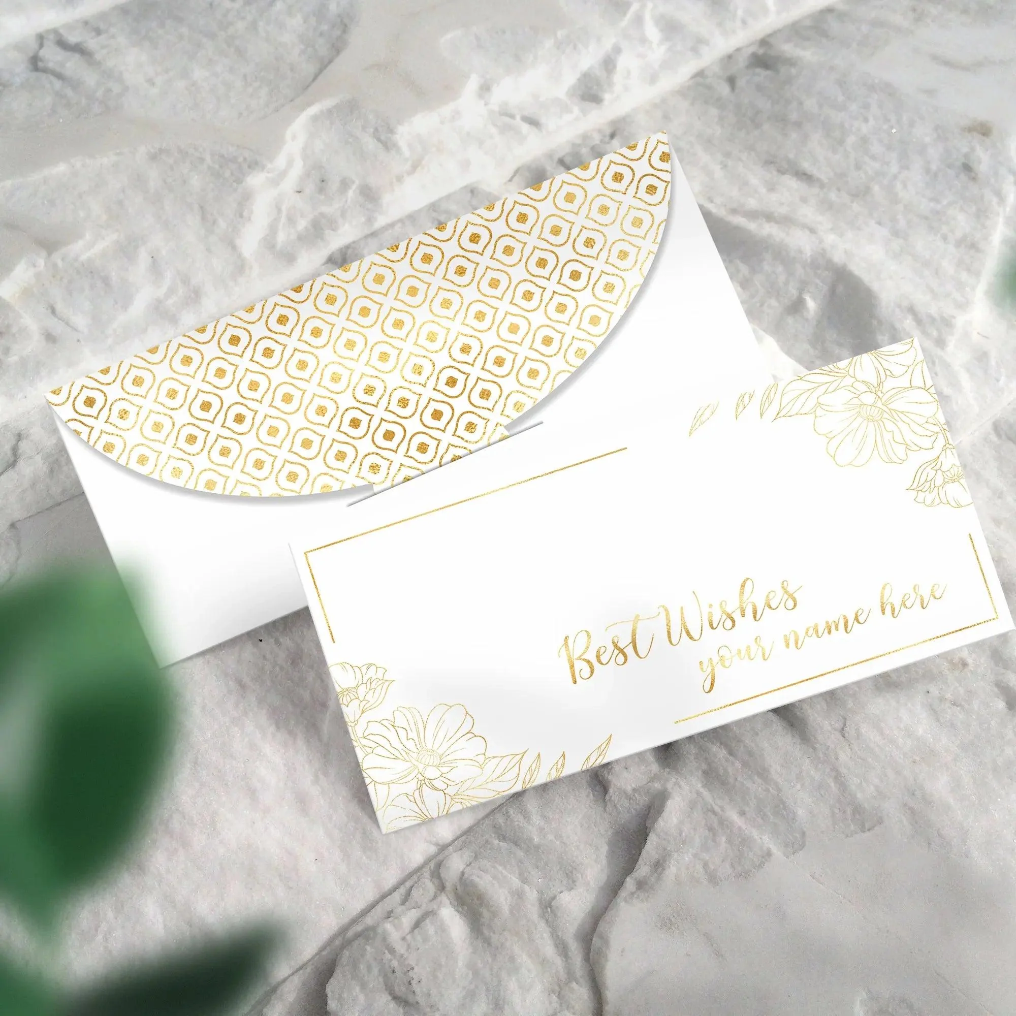 Luxe Gold Foil Money Envelopes - Golden Elegance - Image 2