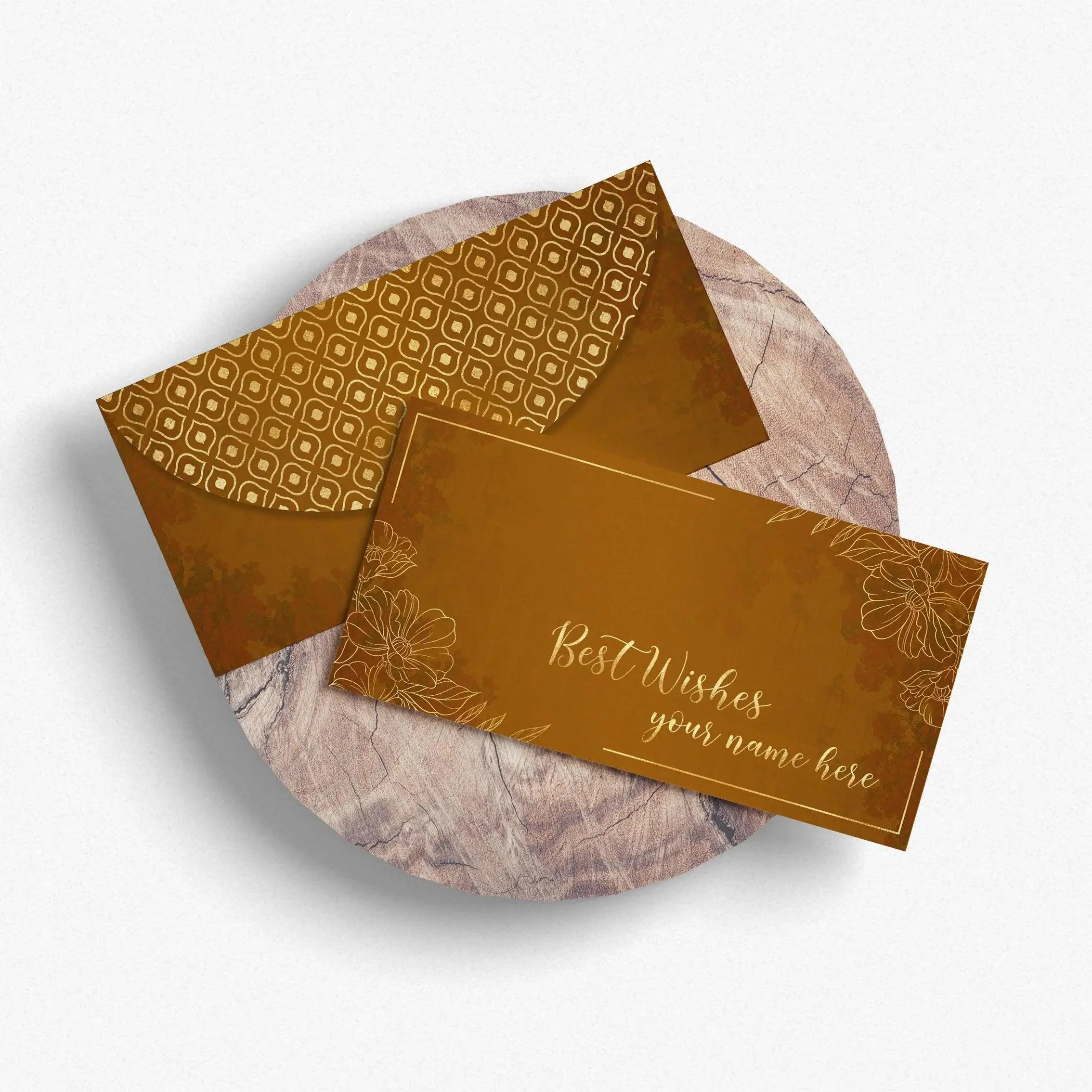 Luxe Gold Foil Money Envelopes -Golden Prestige