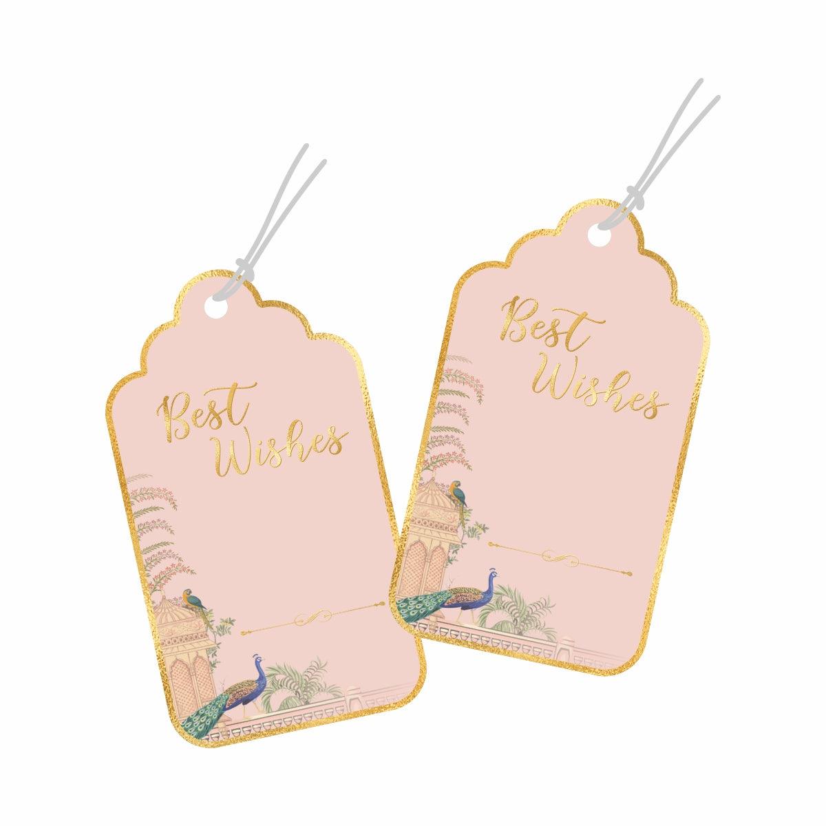 Luxe Gold Foil Money Envelopes - Peacock Garden Pink - Image 4