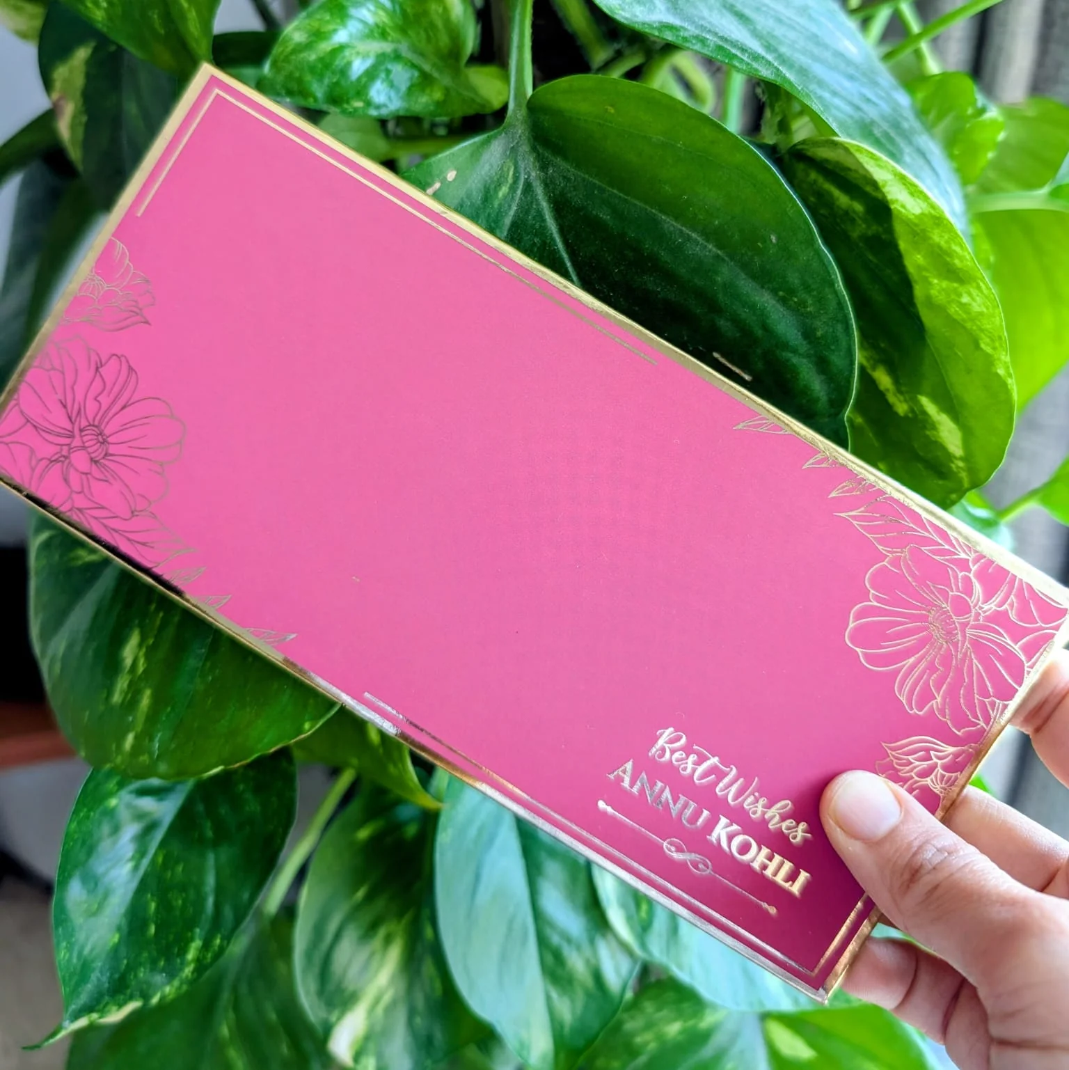 Luxe Gold Foil Money Envelopes - Royal Crimson - Image 5