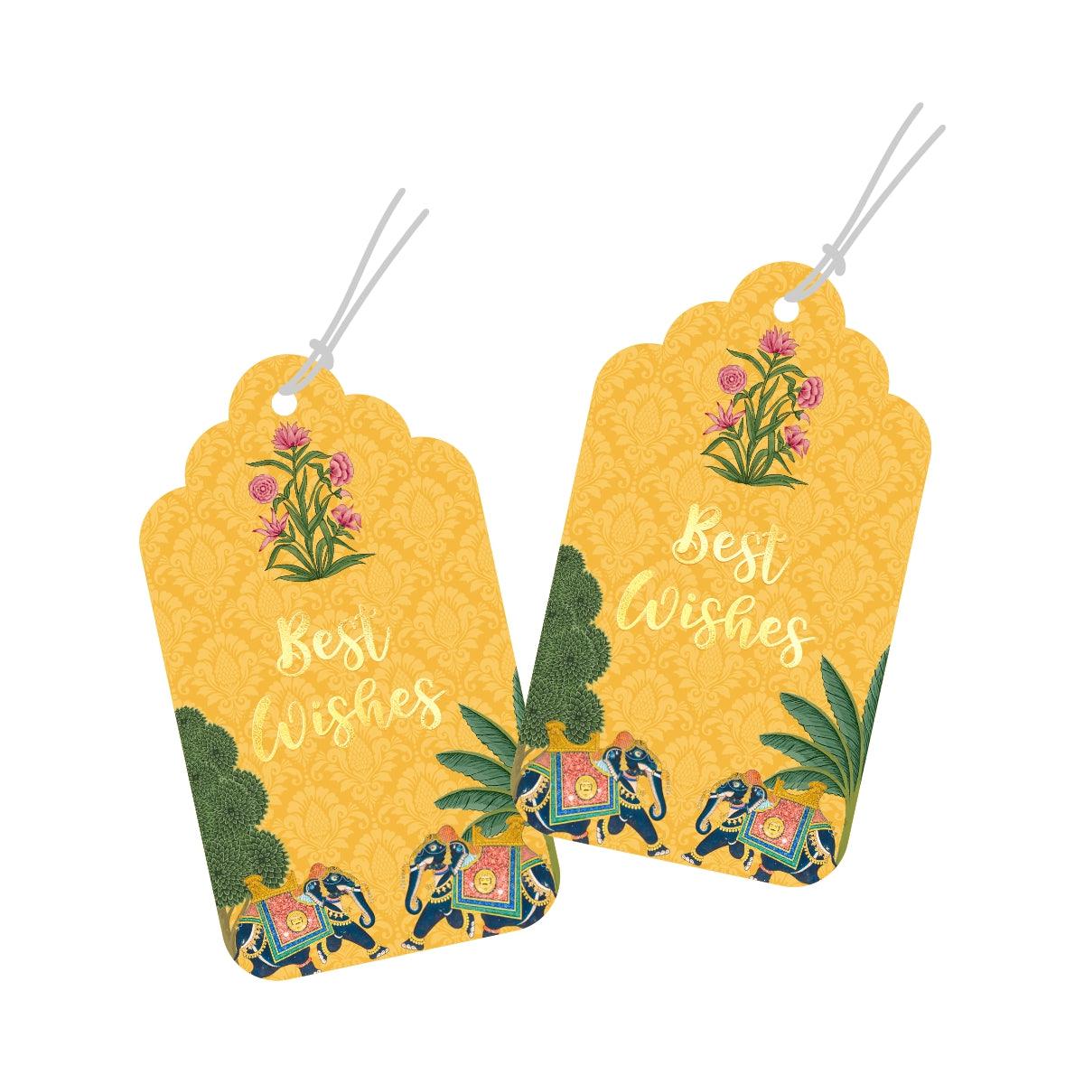 Luxe Gold Foil Money Envelopes -Royal Elephant Yellow - Image 4