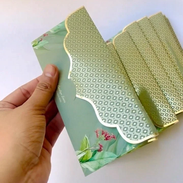 Luxe Gold Foil Money Envelopes - Tropical Gold - Image 2