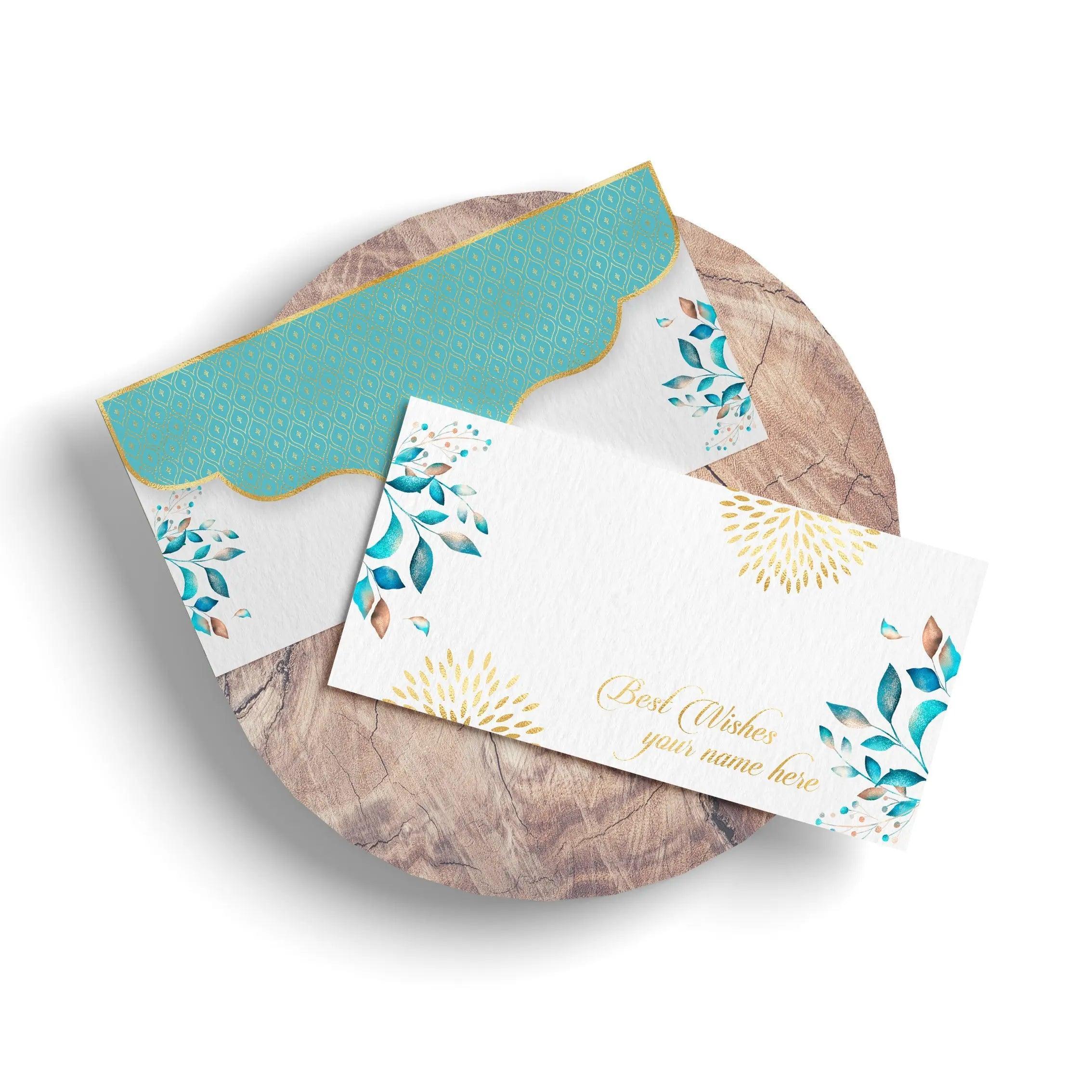 Luxe Personalized Gift Tags -Blue Splendour - Image 2