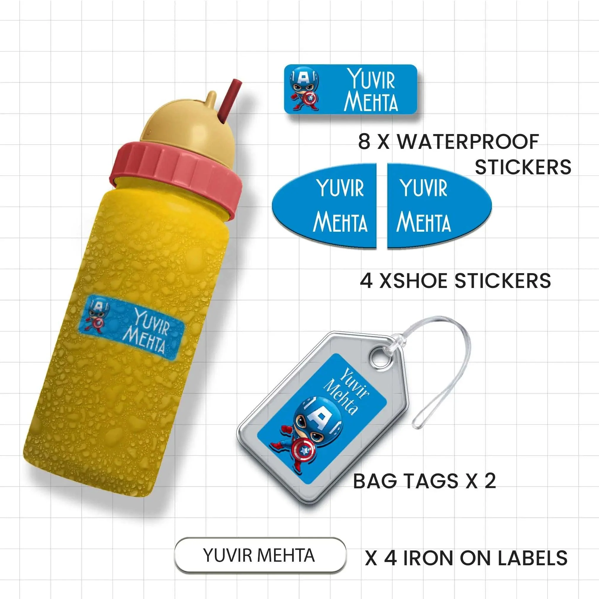 Mini Combo Label Pack - Set of 18 - Image 10