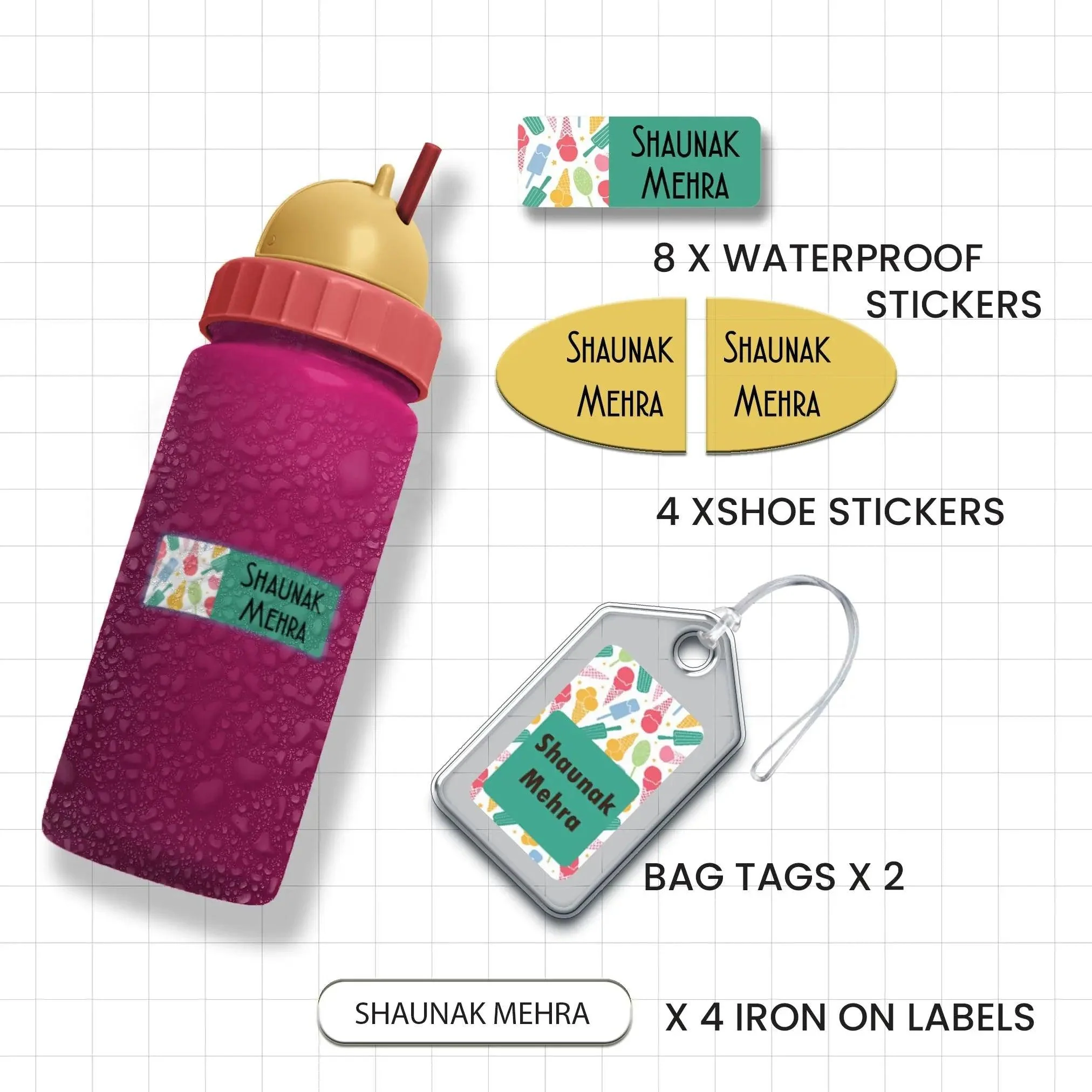 Mini Combo Label Pack - Set of 18 - Image 26