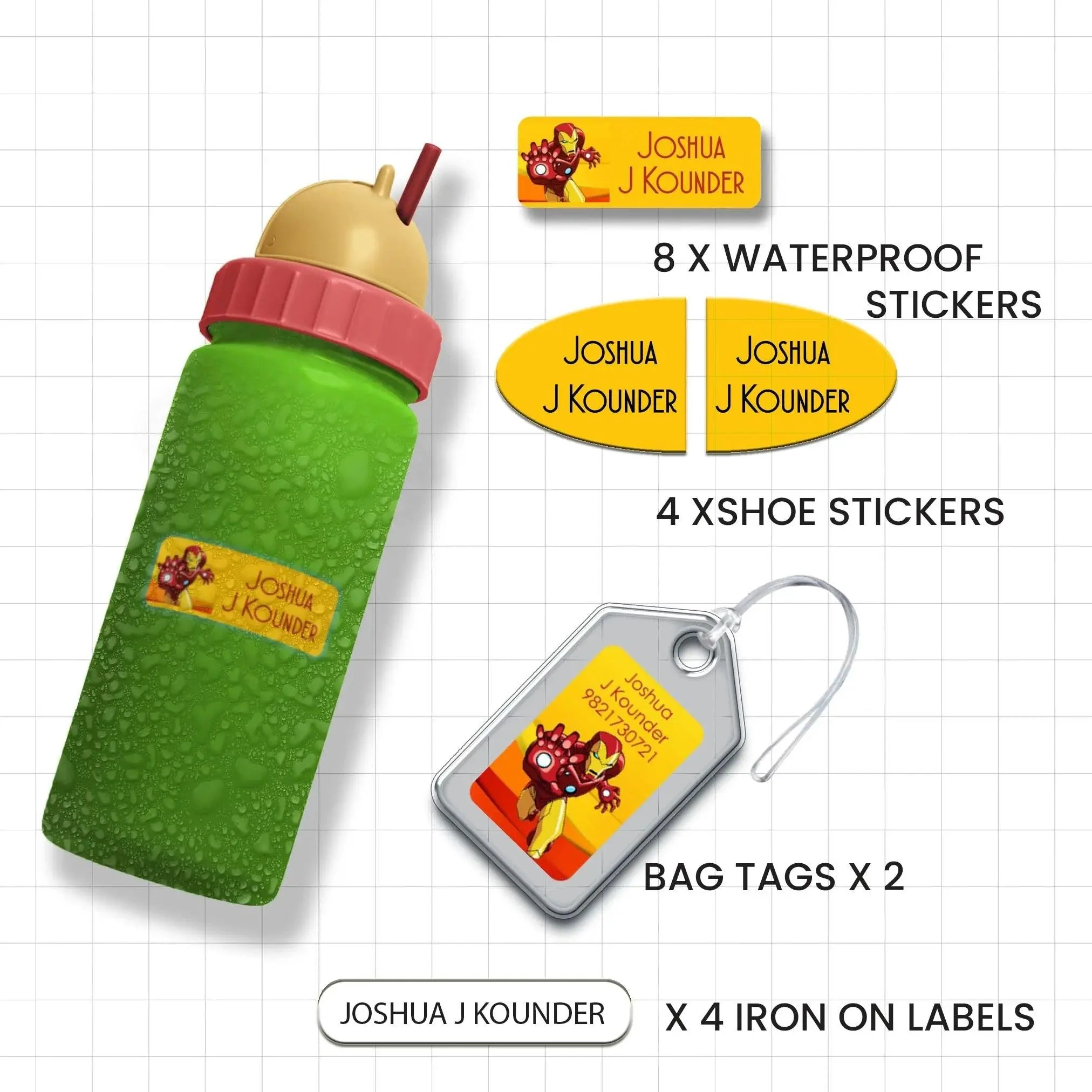 Mini Combo Label Pack - Set of 18 - Image 27
