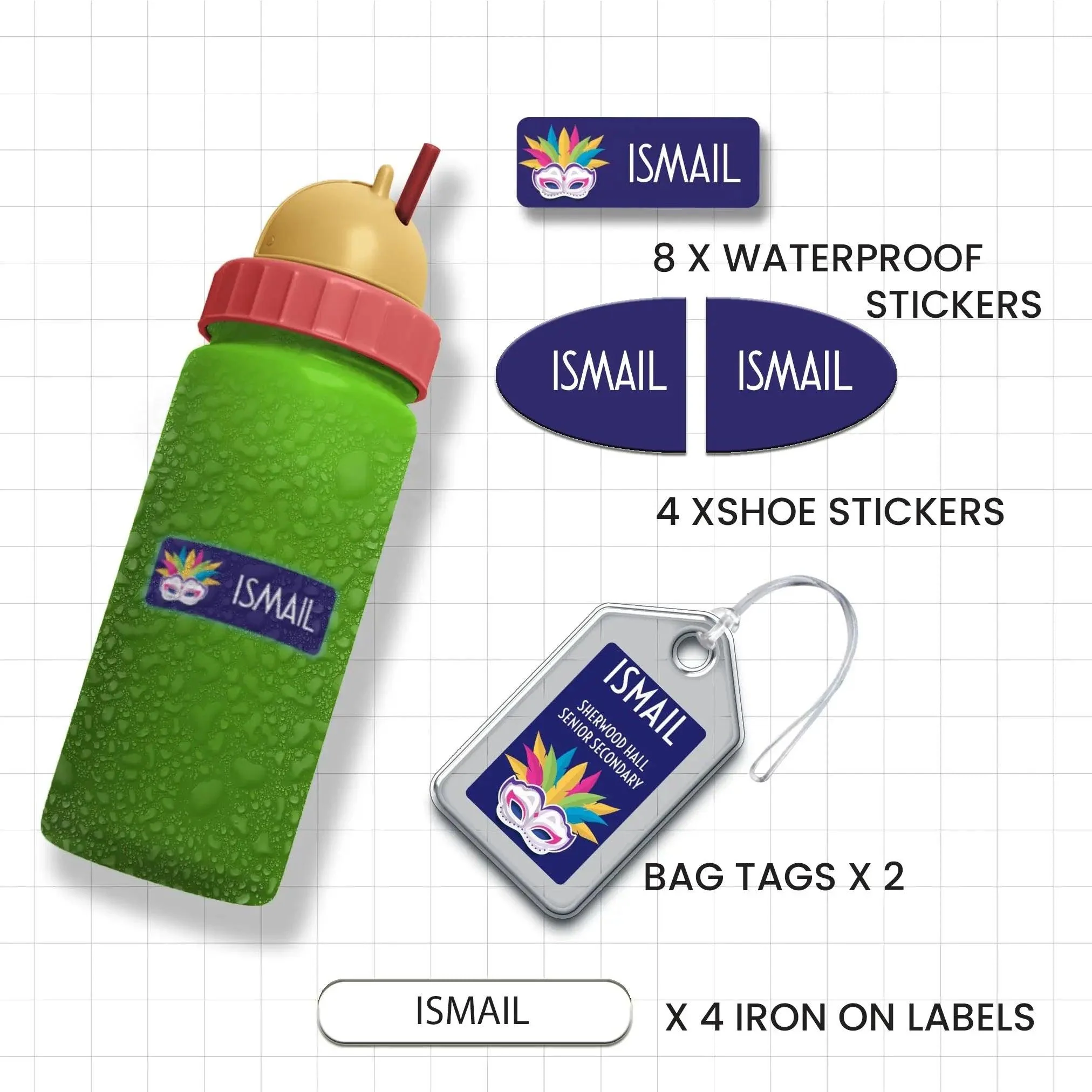 Mini Combo Label Pack - Set of 18 - Image 29