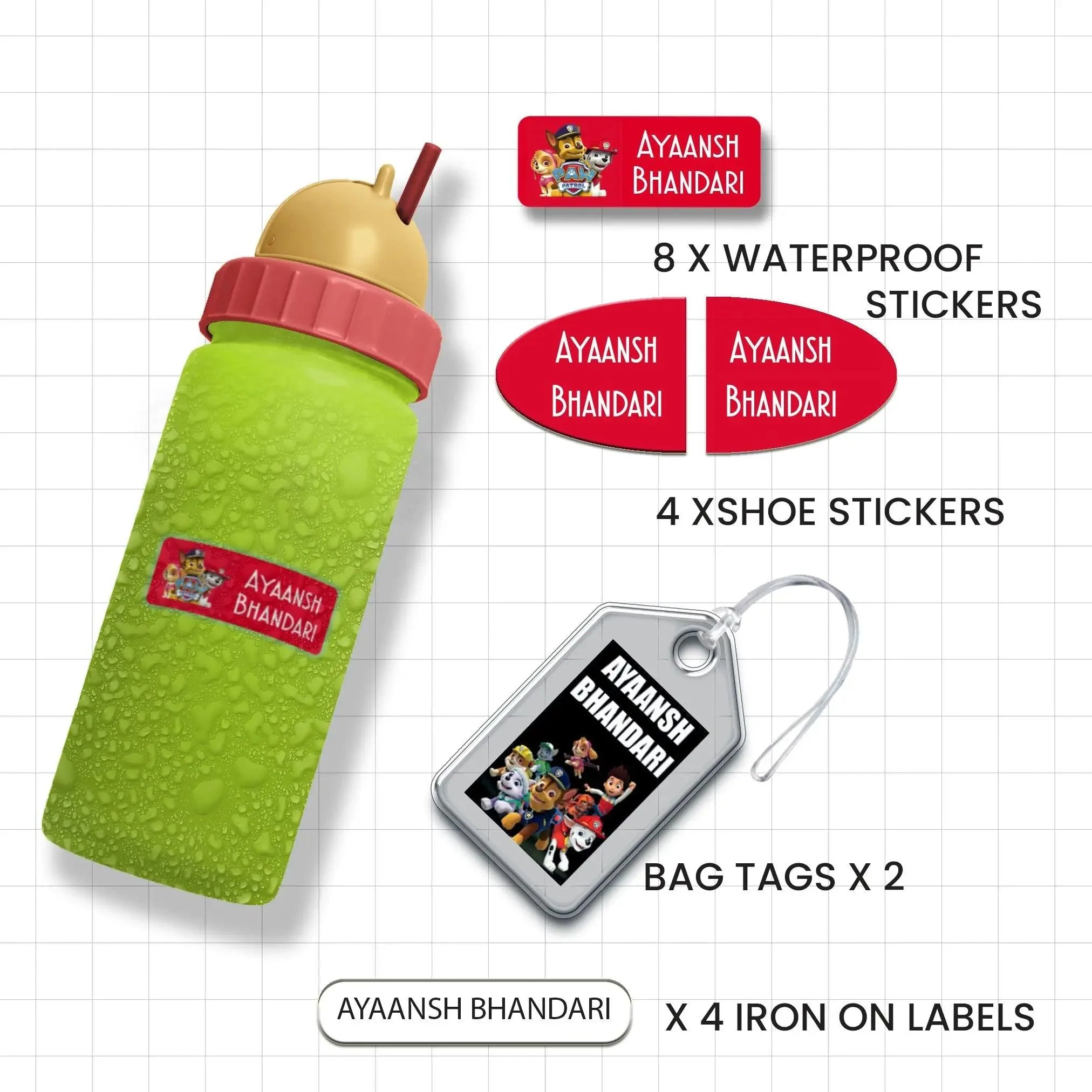 Mini Combo Label Pack - Set of 18 - Image 35