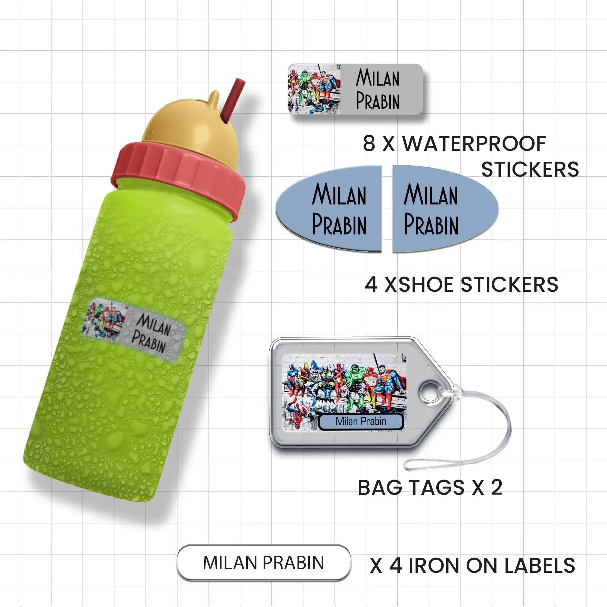 Mini Combo Label Pack - Set of 18 - Image 48