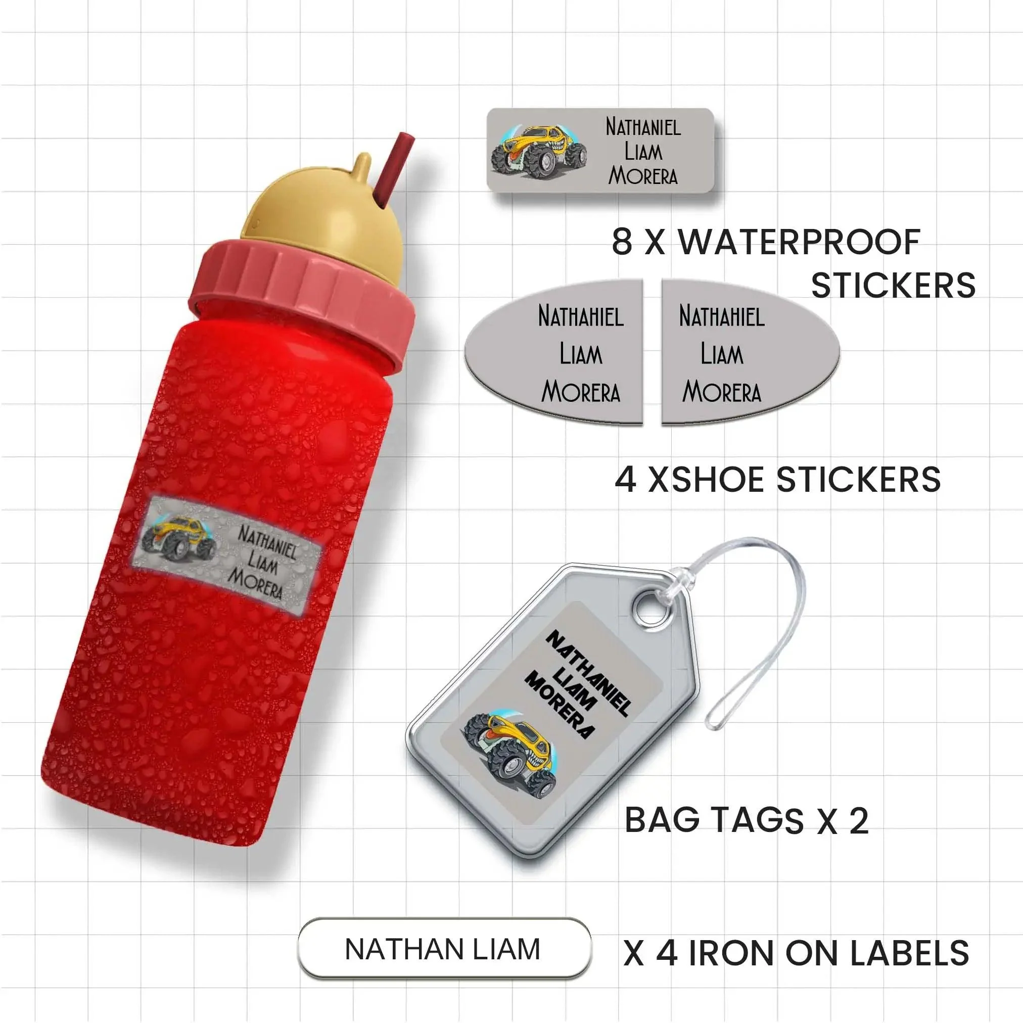 Mini Combo Label Pack - Set of 18 - Image 5