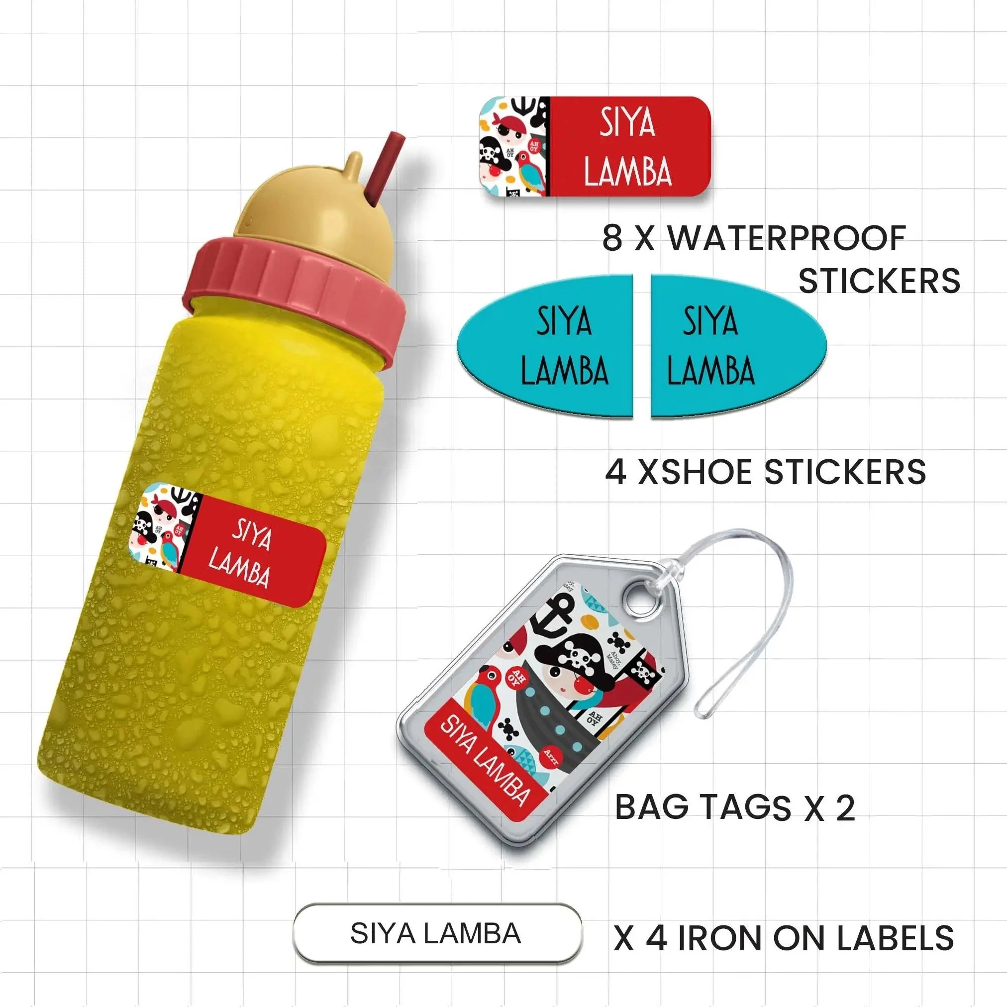 Mini Combo Label Pack - Set of 18 - Image 53