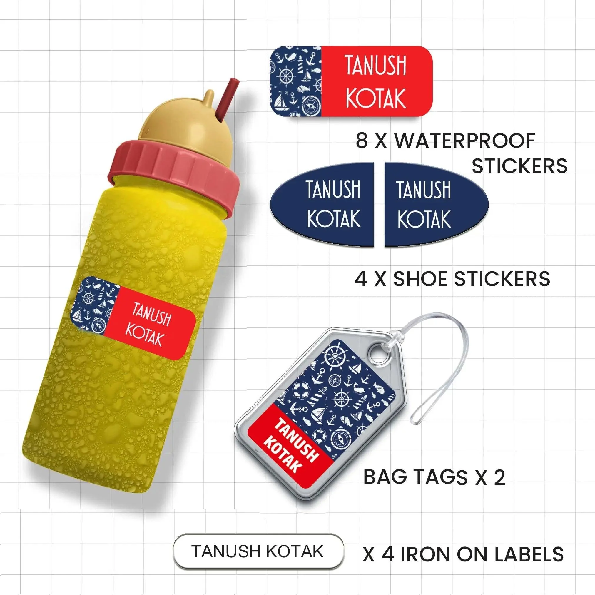 Mini Combo Label Pack - Set of 18 - Image 59