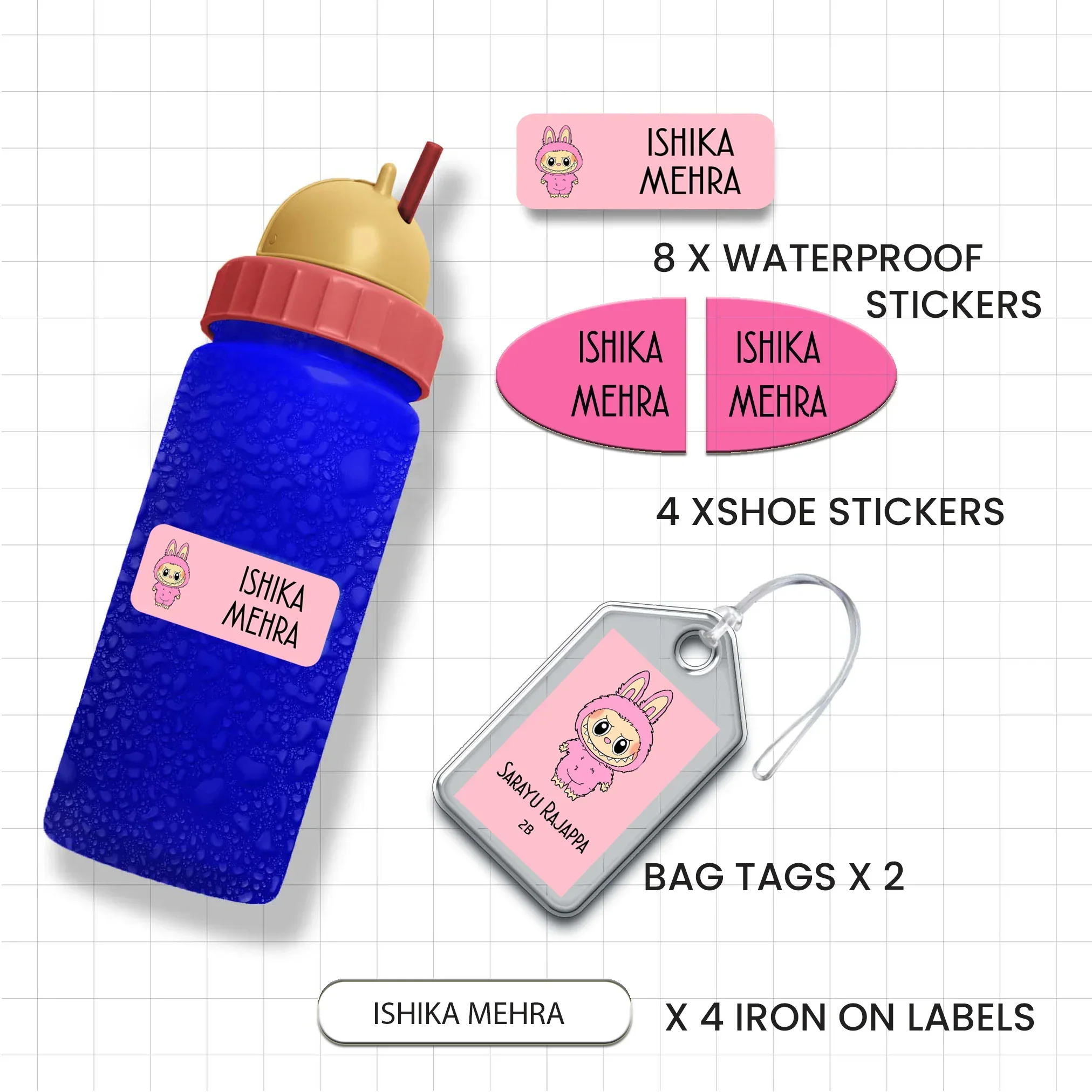 Mini Combo Label Pack - Set of 18 - Image 66