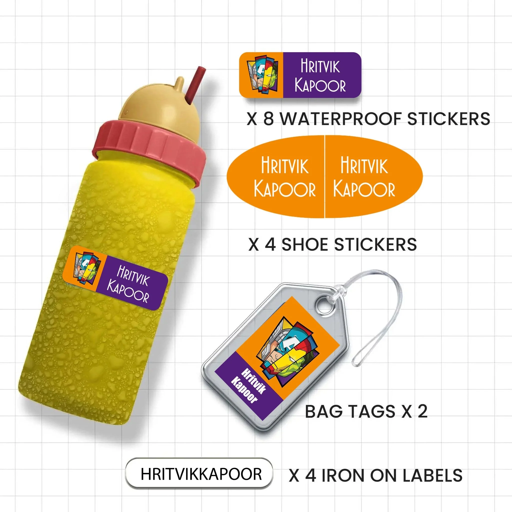 Mini Combo Label Pack - Set of 18 - Image 70