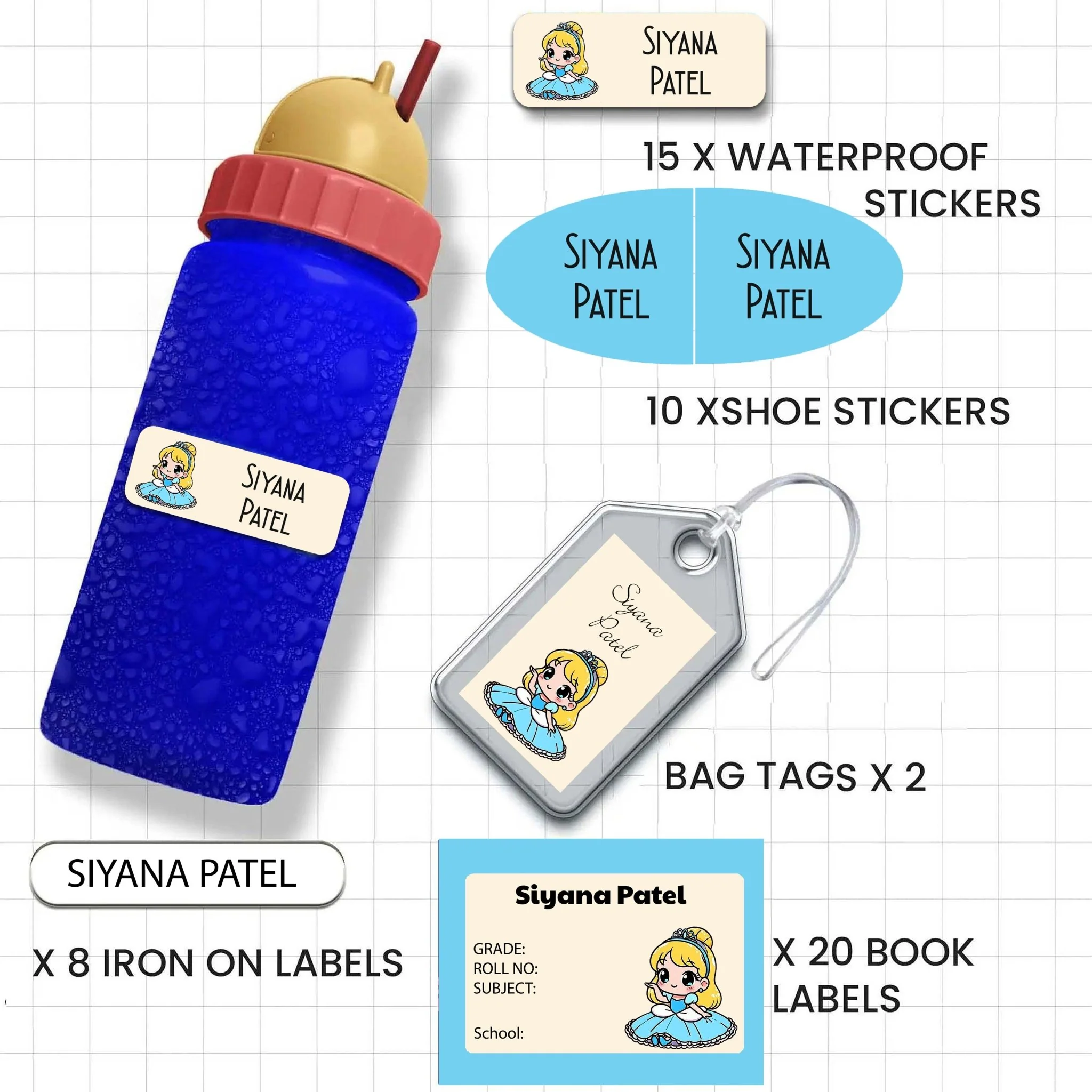 Mini Combo Label Pack - Set of 18 - Image 73