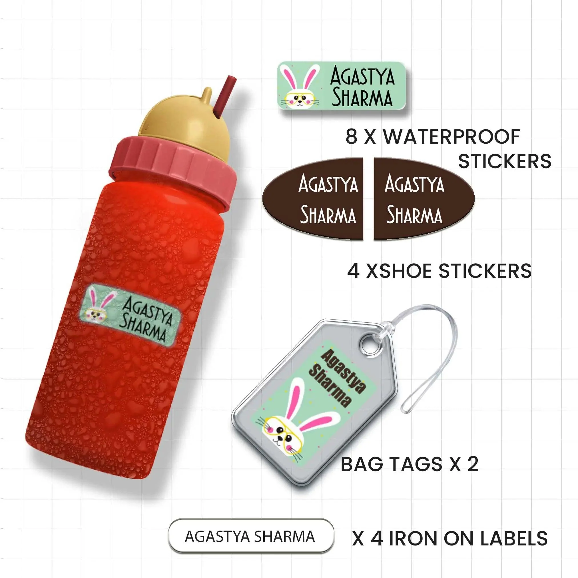 Mini Combo Label Pack - Set of 18 - Image 8