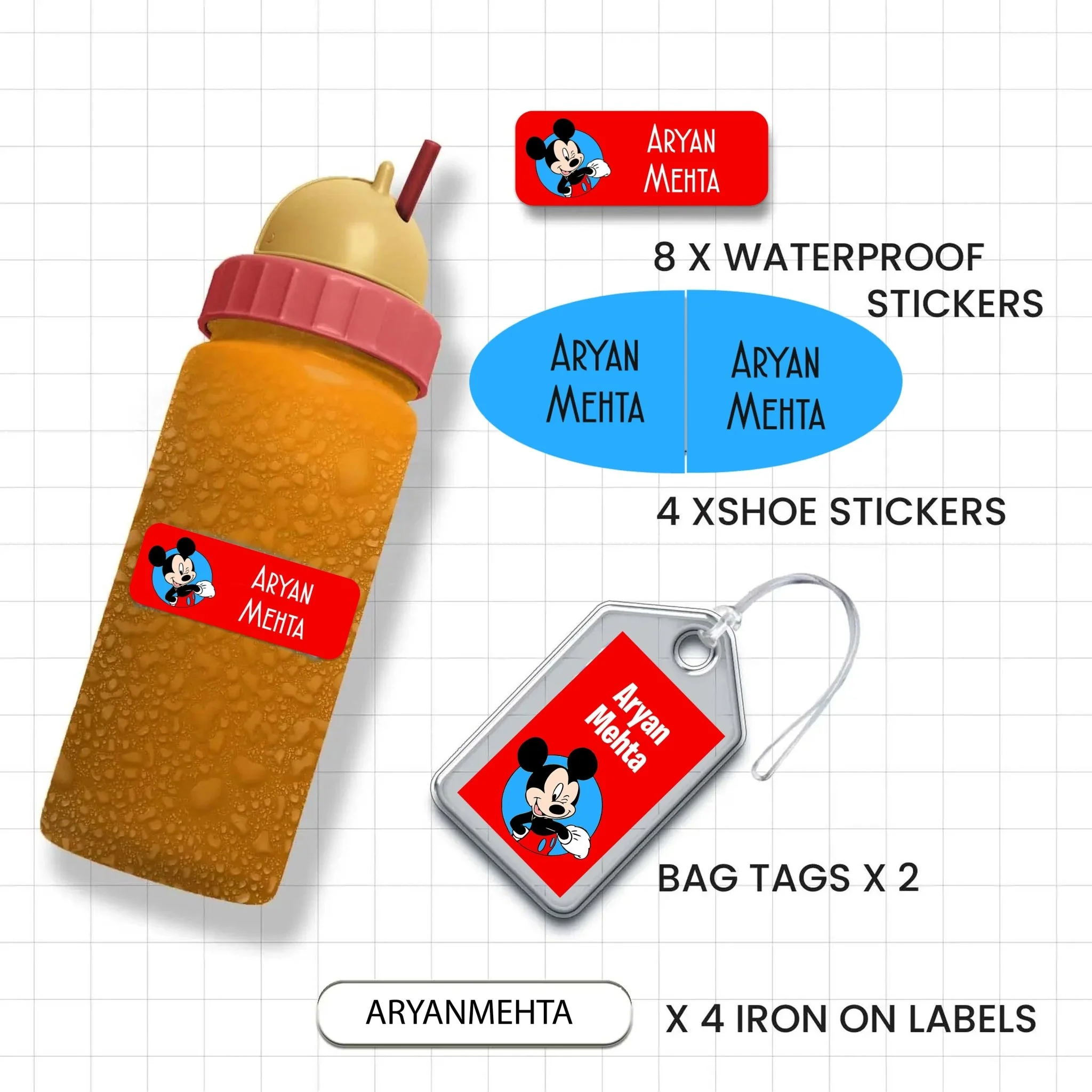 Mini Combo Label Pack - Set of 18 - Image 88