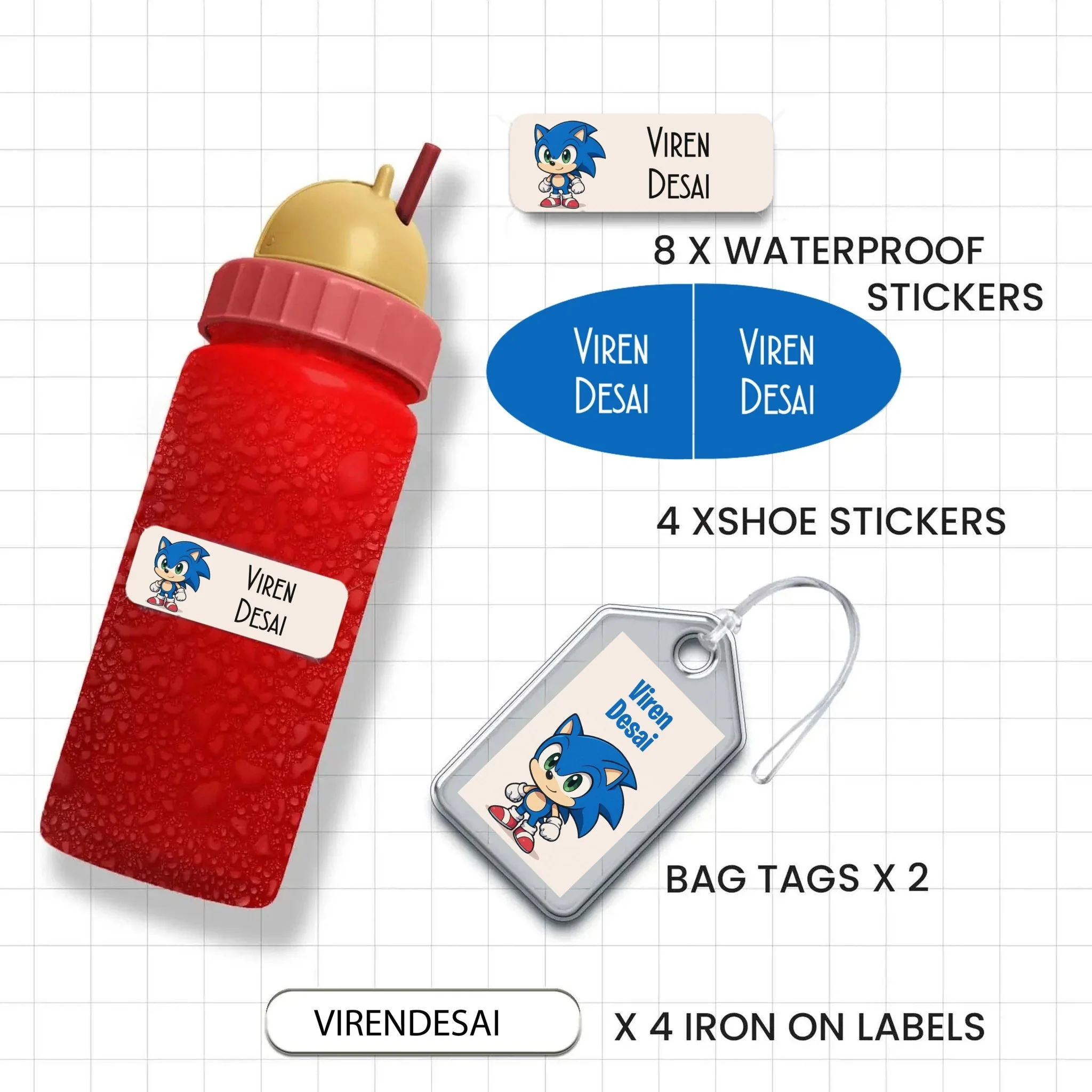 Mini Combo Label Pack - Set of 18 - Image 91
