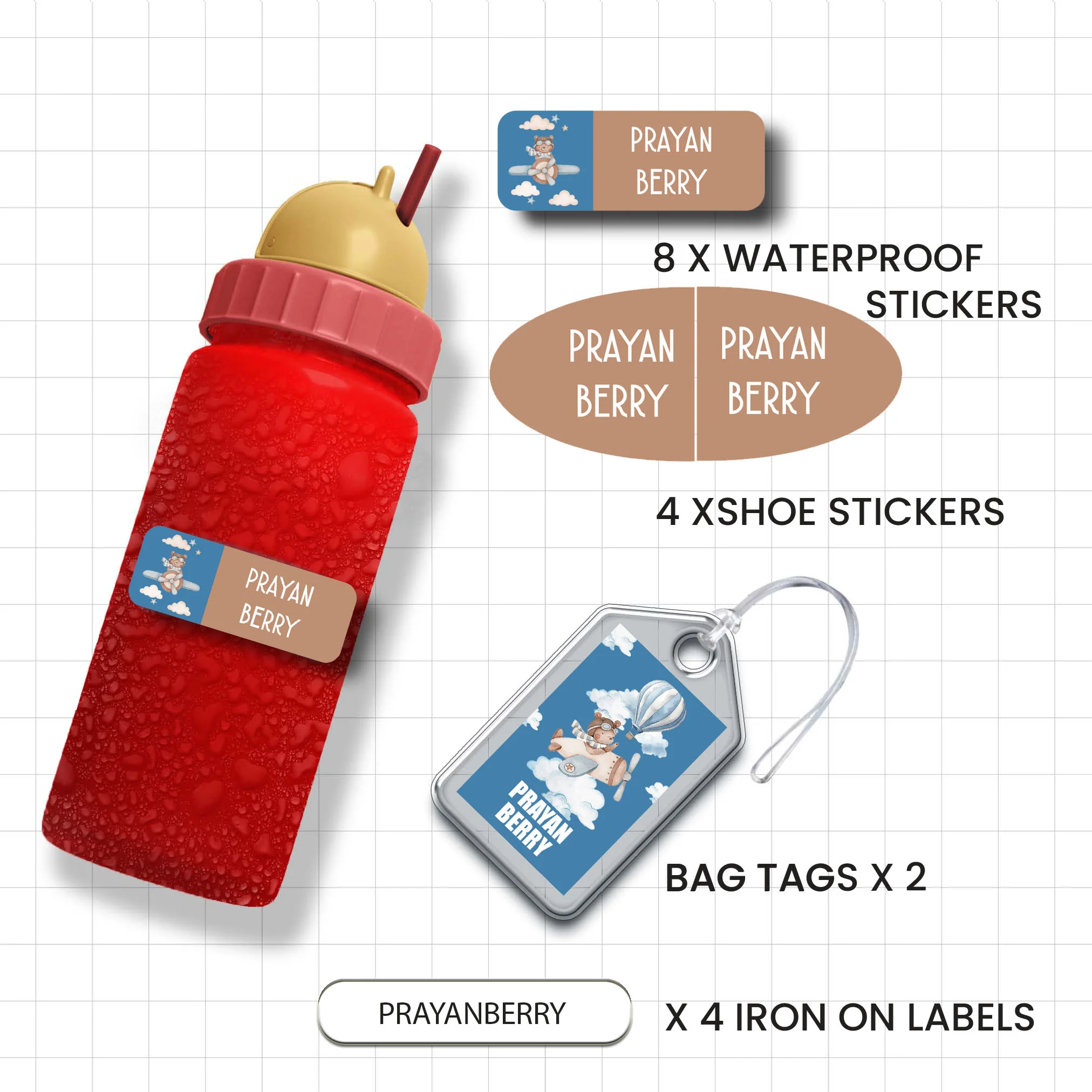 Mini Combo Label Pack - Set of 18 - Image 93