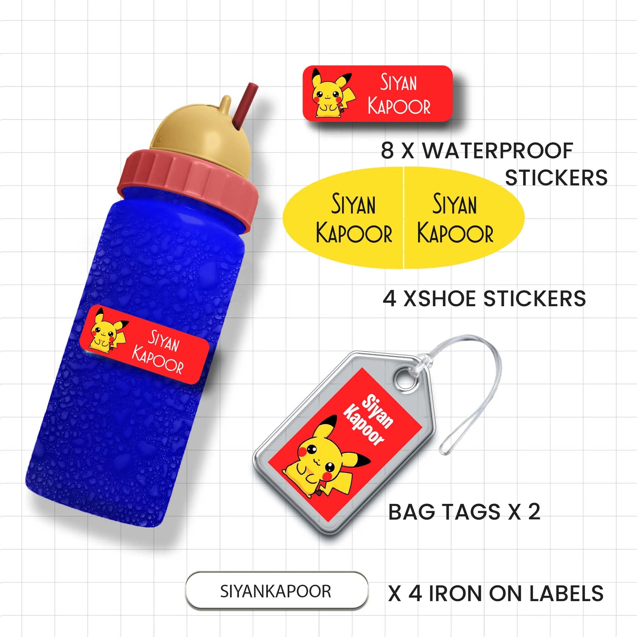 Mini Combo Label Pack - Set of 18 - Image 96