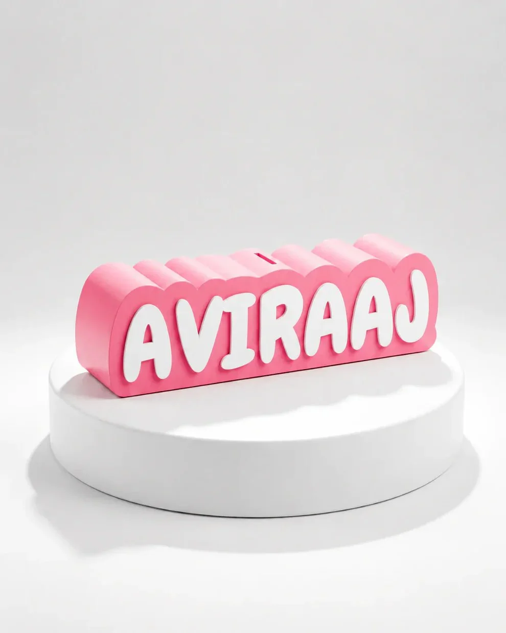 Personalised 3D Printed Piggy Bank with Name - Image 9