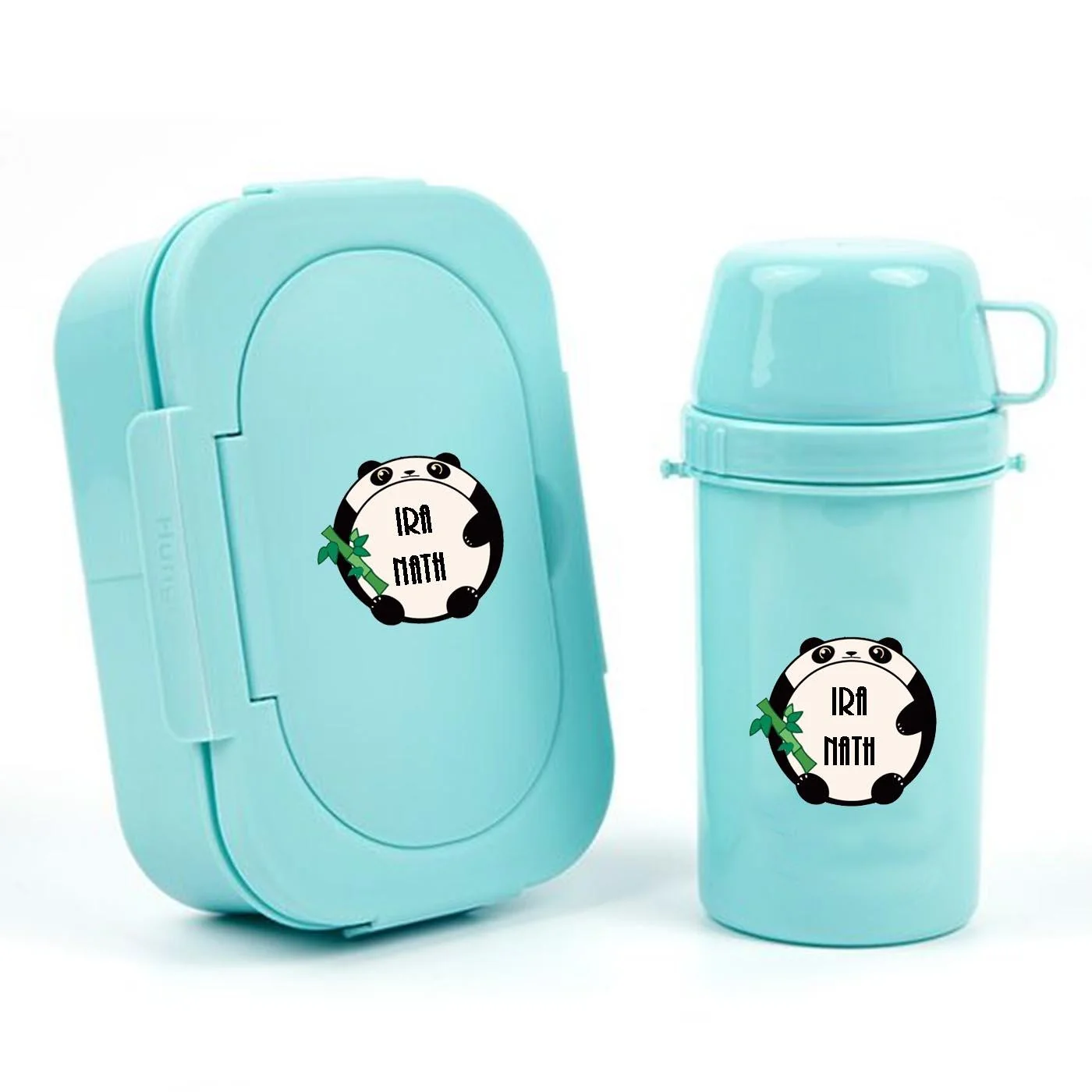 Waterproof Personalised Custom Shape Stickers - Panda Shape - Set of 25 - Image 3