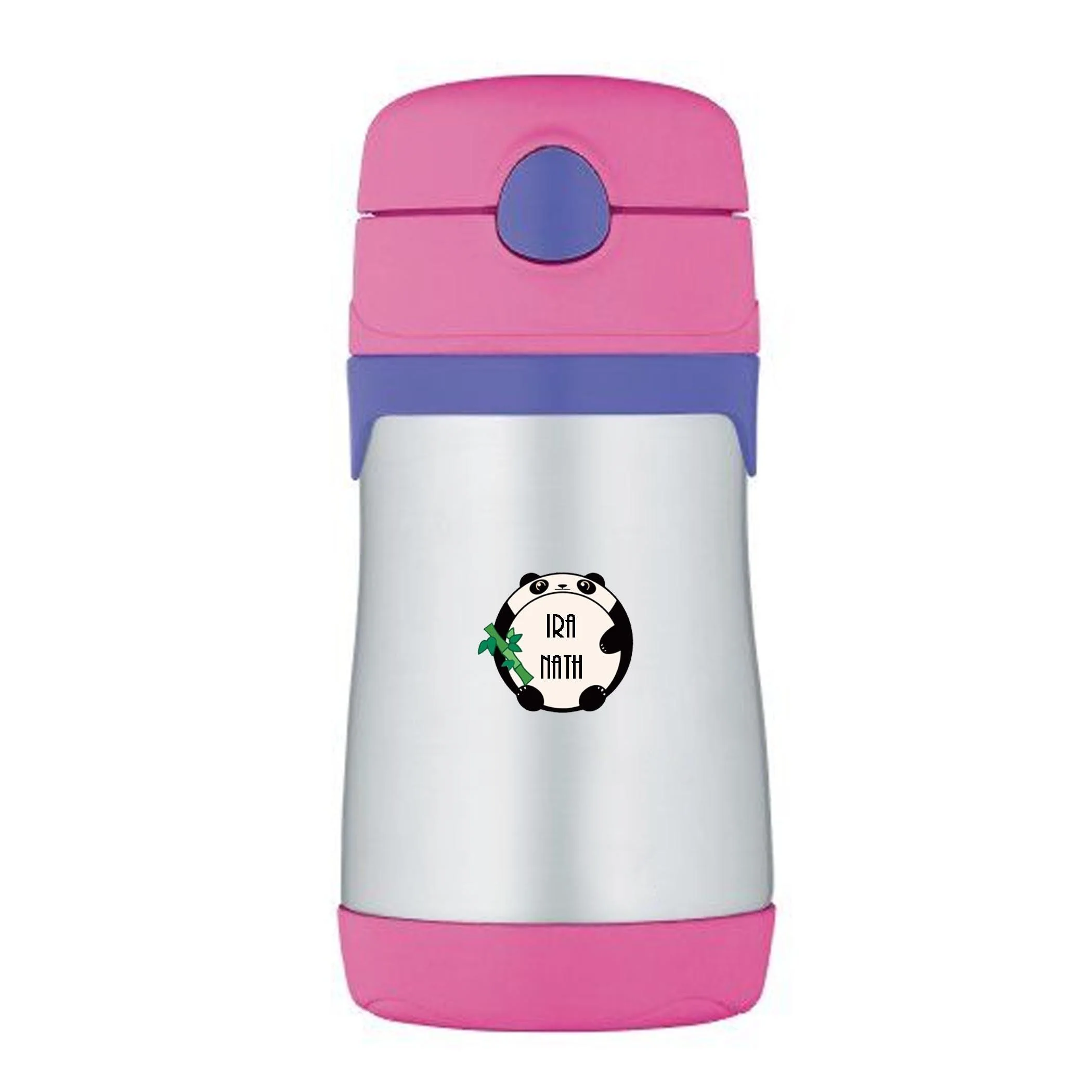 Waterproof Personalised Custom Shape Stickers - Panda Shape - Set of 25 - Image 4