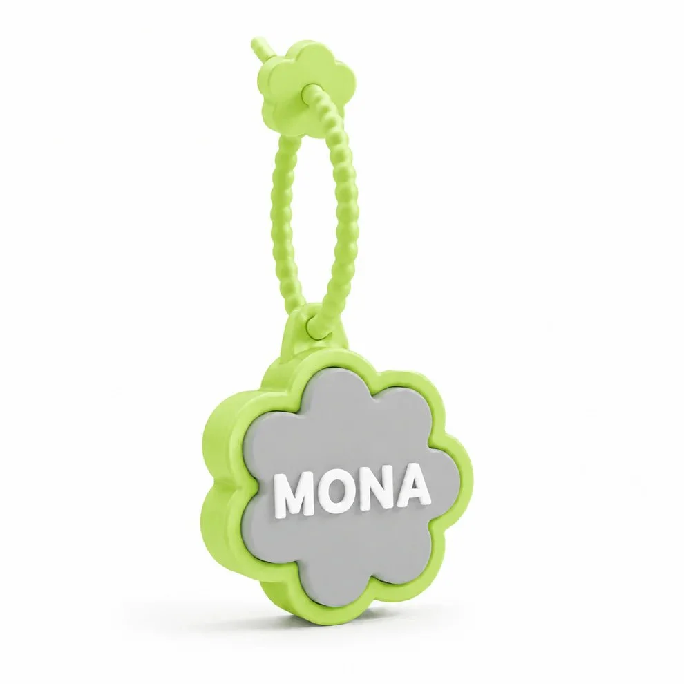 Personalised Floral Clicker Name Keychain - Image 13