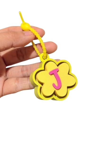 Personalised Floral Clicker Name Keychain - Image 6