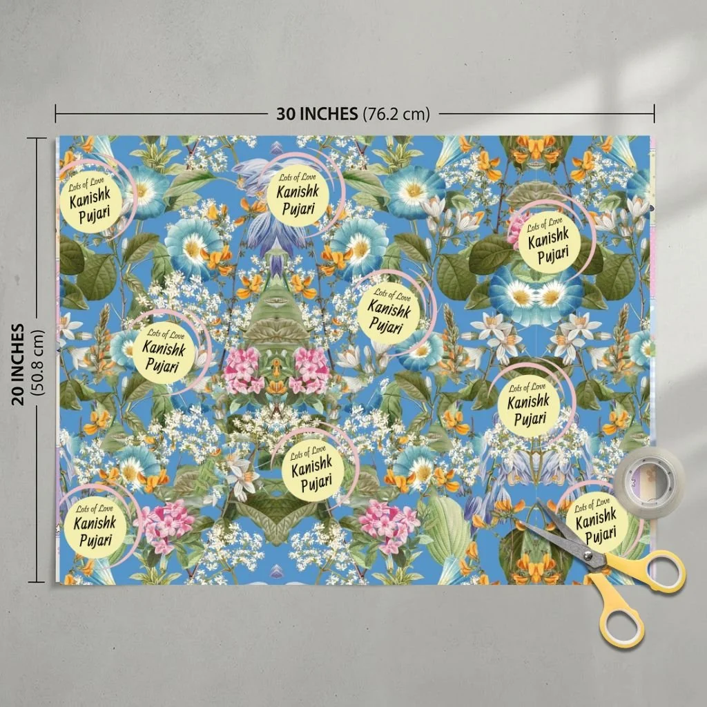 Custom Gift Wrapping Paper - Bespoke Whispering Blooms - Image 2