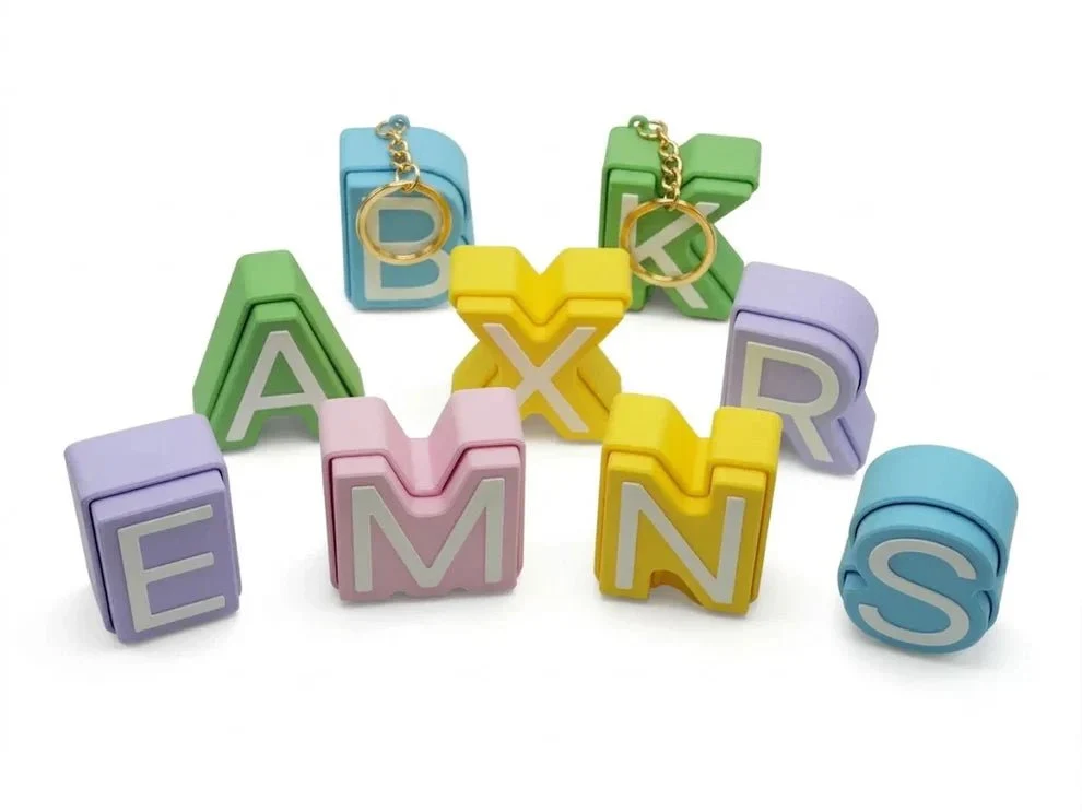 Personalised Initial Clicker Keychain - Image 2